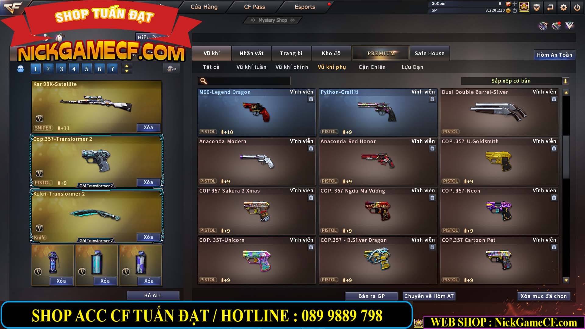 MÃ CF13310 - GIÁ : 6M2 - CHIẾN C4 - SNIP NÉT CĂNG - 48 VIP - VIP6