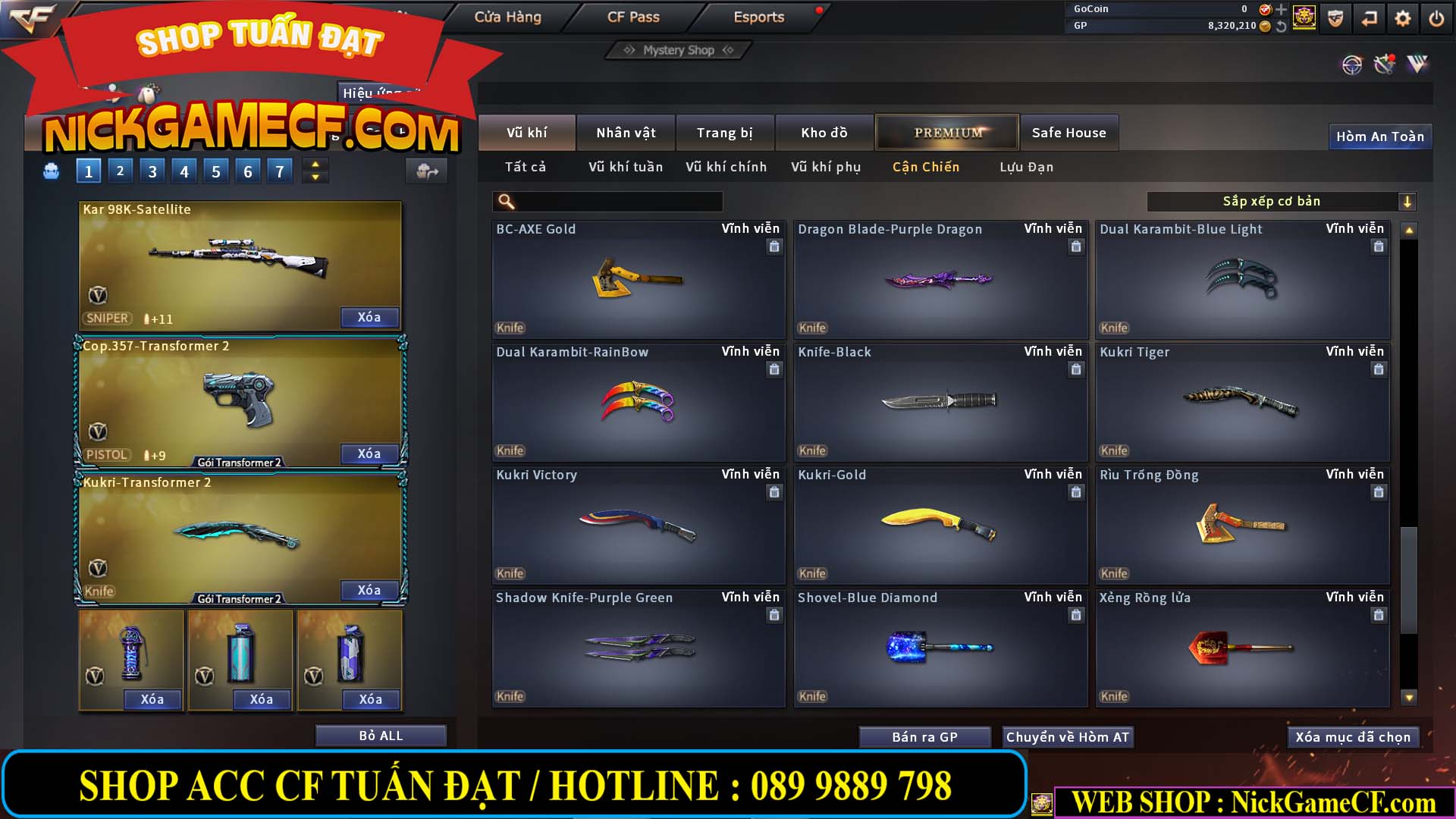 MÃ CF13310 - GIÁ : 6M2 - CHIẾN C4 - SNIP NÉT CĂNG - 48 VIP - VIP6