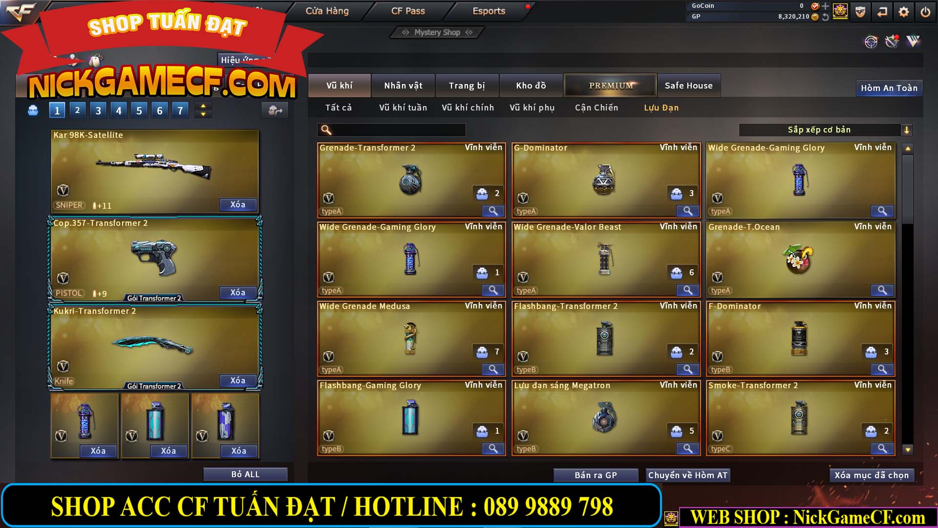 MÃ CF13310 - GIÁ : 6M2 - CHIẾN C4 - SNIP NÉT CĂNG - 48 VIP - VIP6