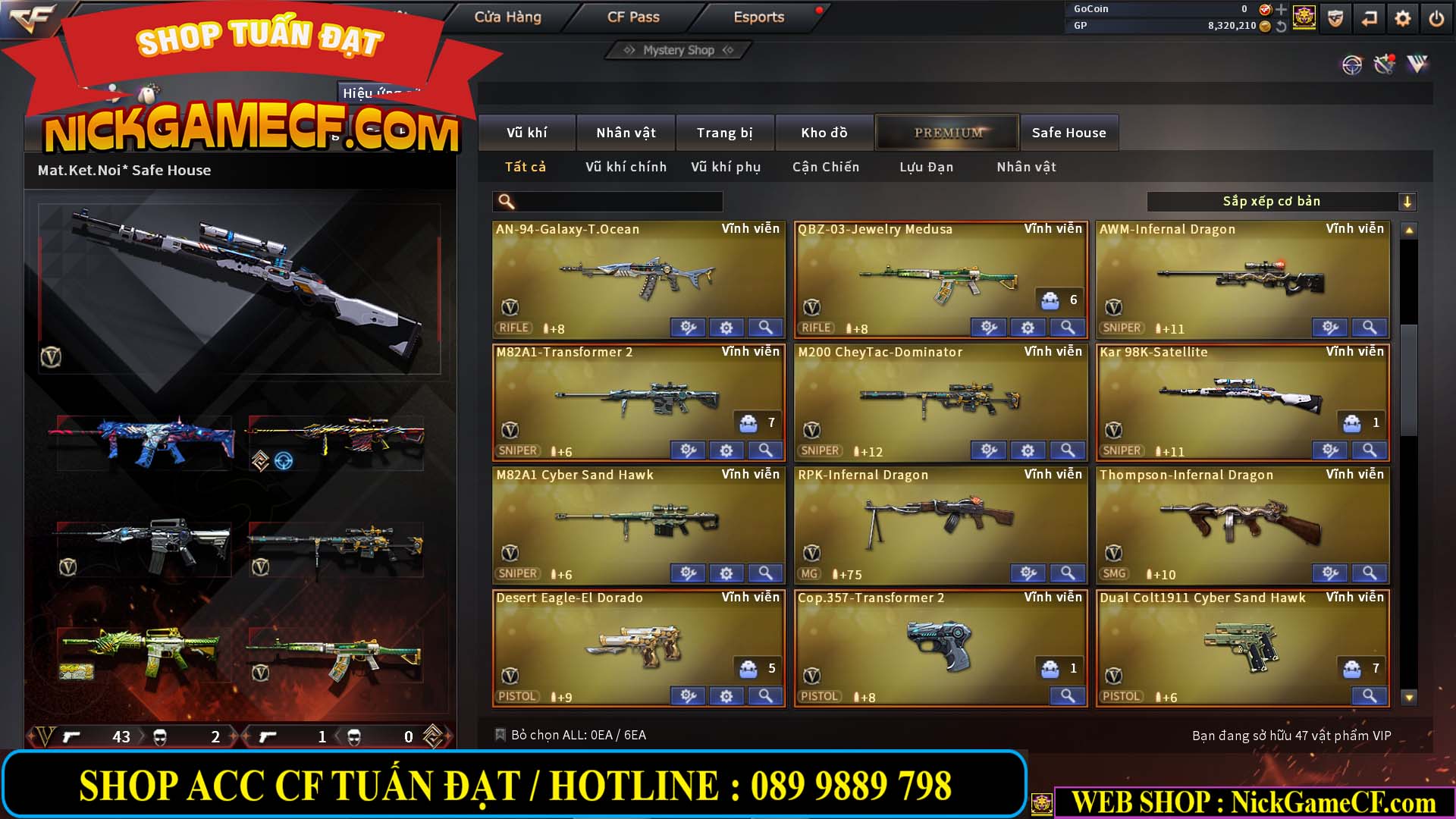 MÃ CF13310 - GIÁ : 6M2 - CHIẾN C4 - SNIP NÉT CĂNG - 48 VIP - VIP6