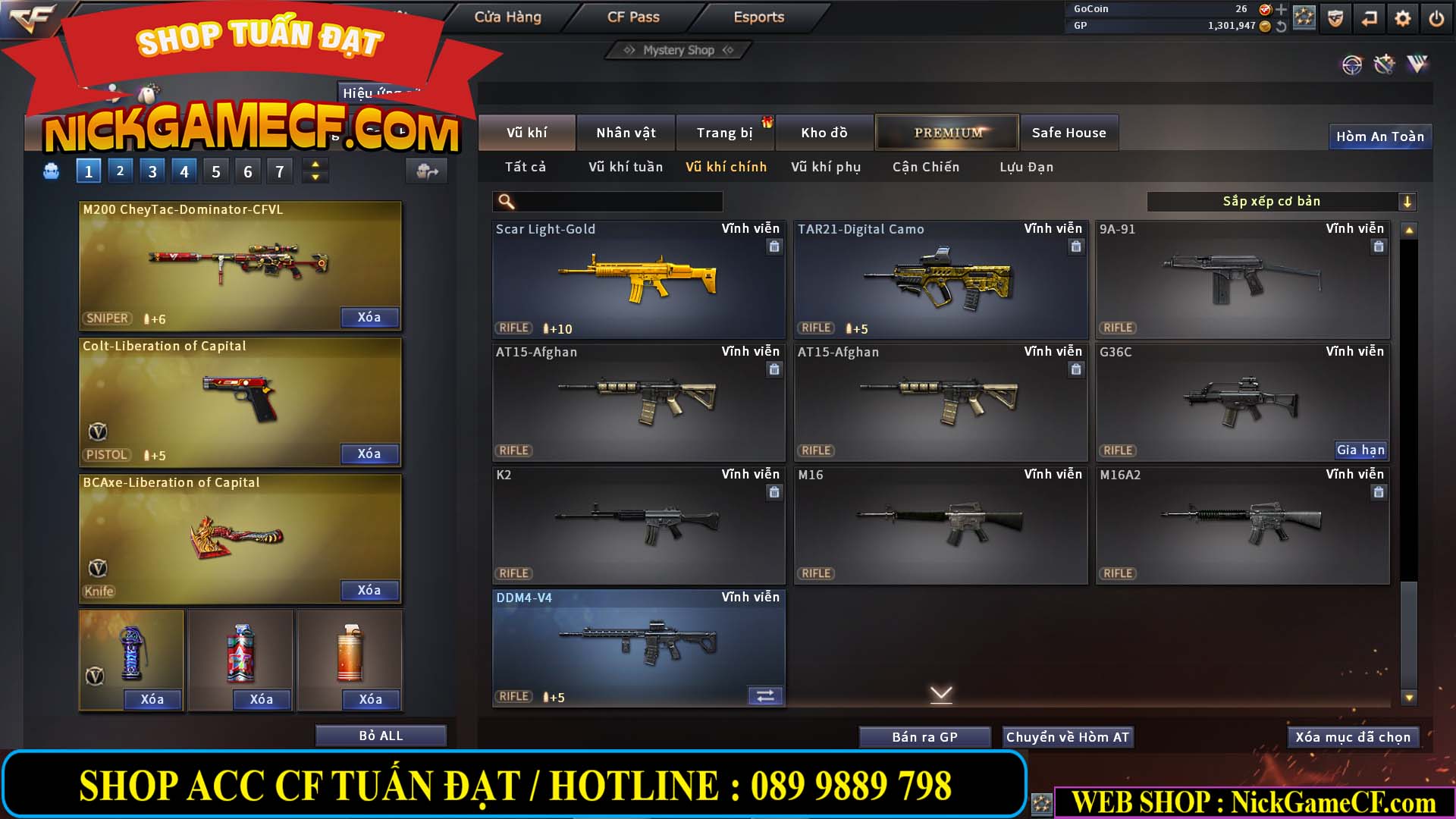 MÃ CF13327 - GIÁ : 1999K - CHIẾN C4 XINH - 16 VIP - GẦN VIP5