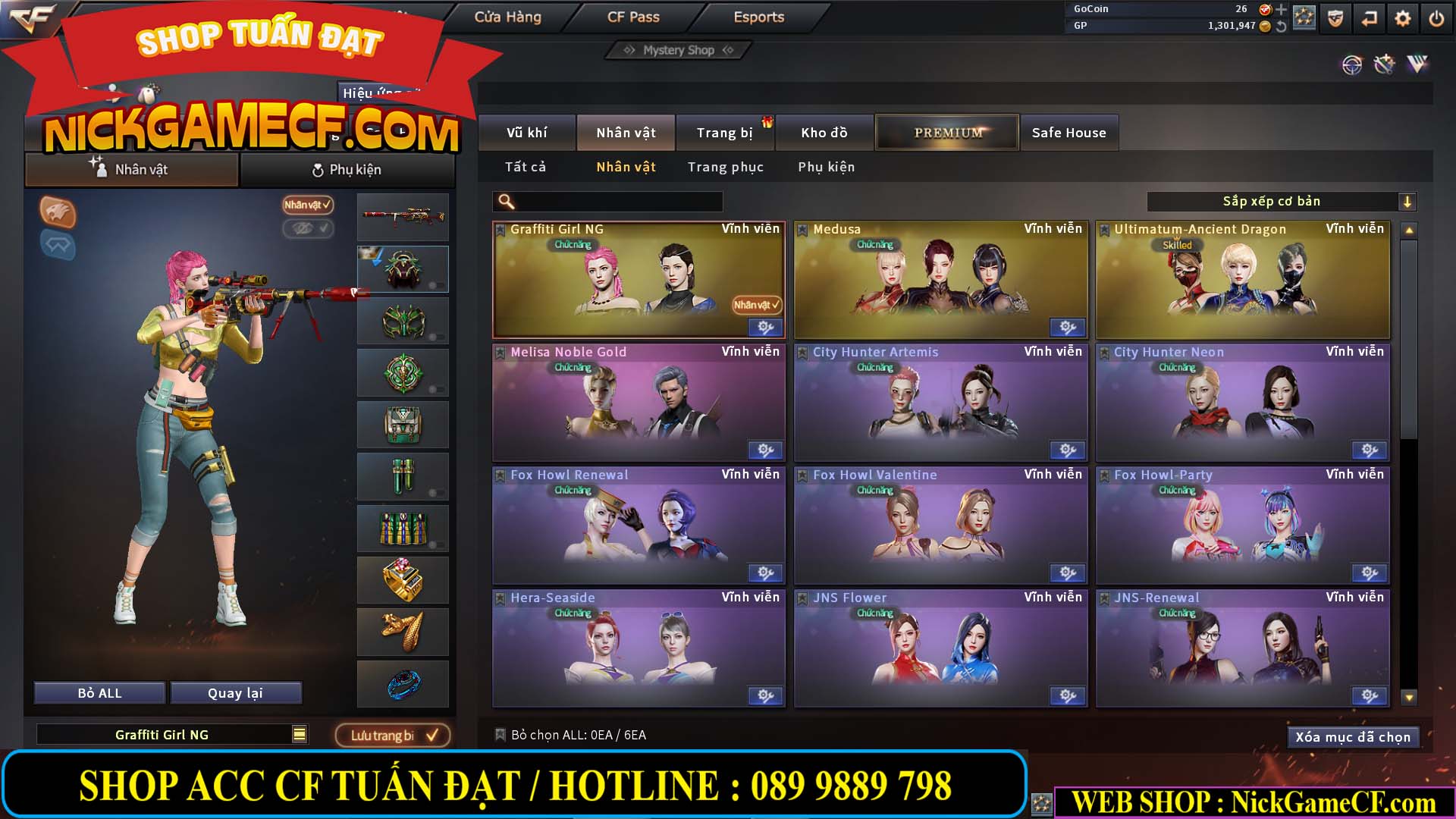 MÃ CF13327 - GIÁ : 1999K - CHIẾN C4 XINH - 16 VIP - GẦN VIP5