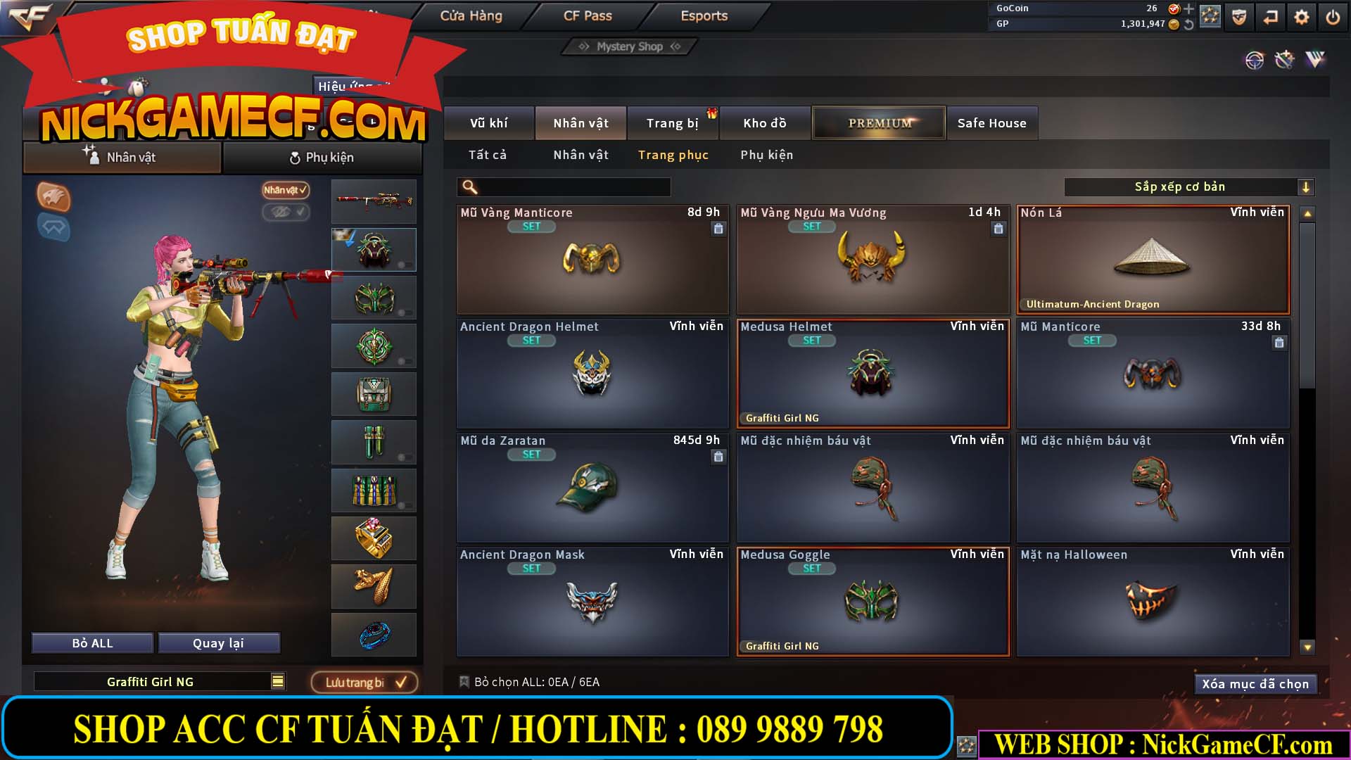 MÃ CF13327 - GIÁ : 1999K - CHIẾN C4 XINH - 16 VIP - GẦN VIP5