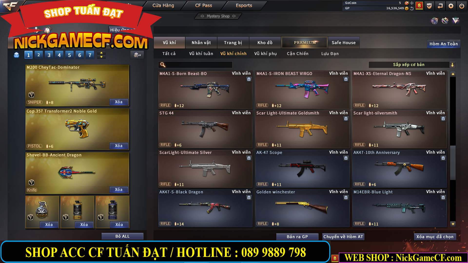 MÃ CF13352 - GIÁ : 3650K - CHIẾN C4 XINH XINH - 32 VIP - VIP5