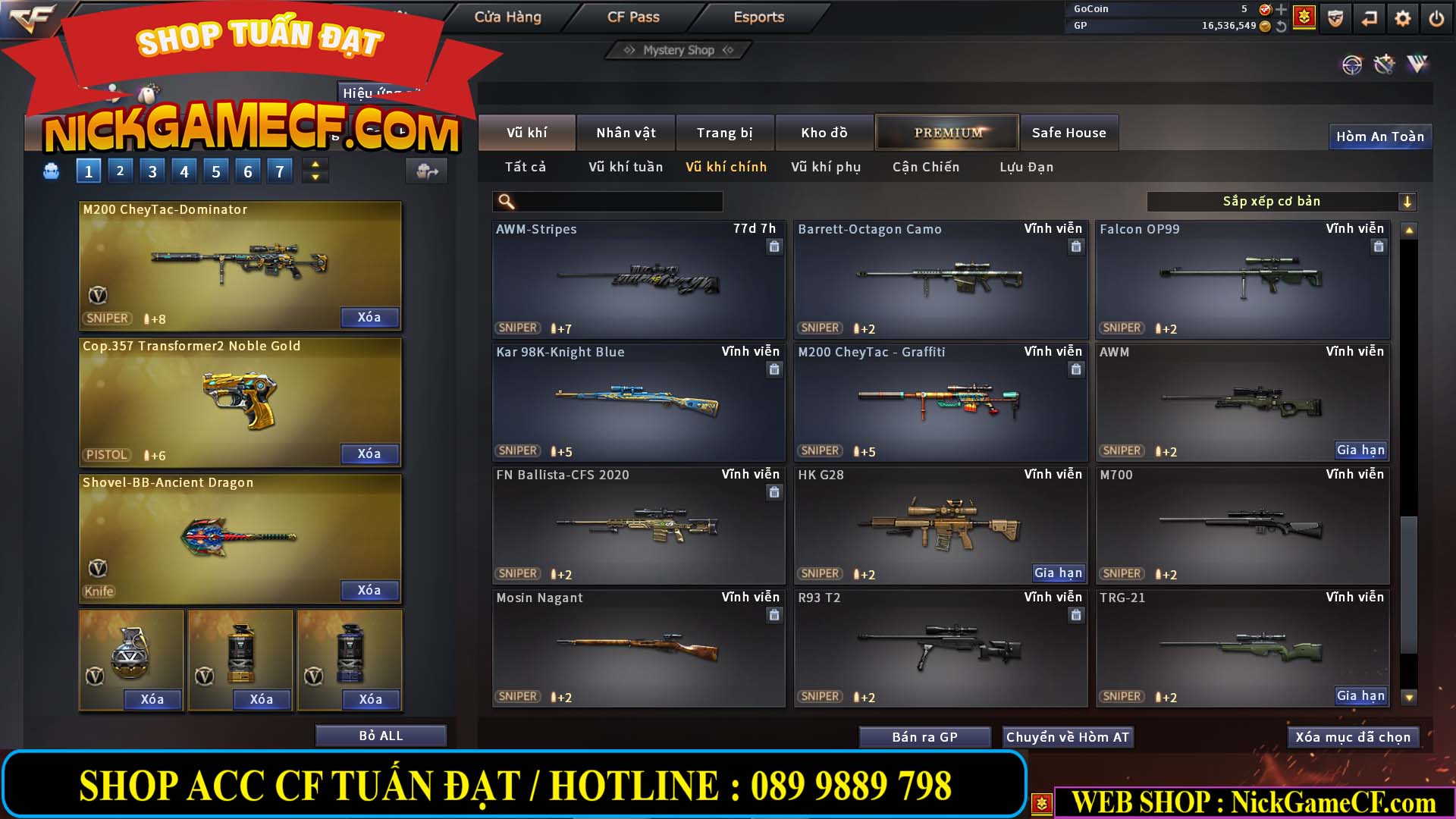 MÃ CF13352 - GIÁ : 3650K - CHIẾN C4 XINH XINH - 32 VIP - VIP5