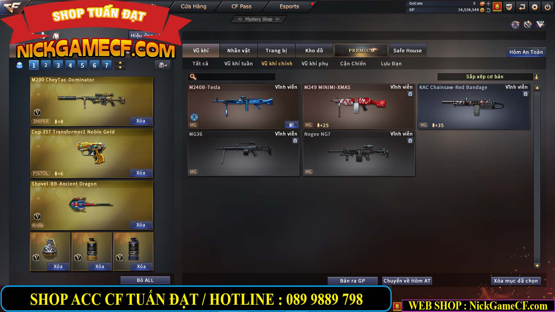 MÃ CF13352 - GIÁ : 3650K - CHIẾN C4 XINH XINH - 32 VIP - VIP5