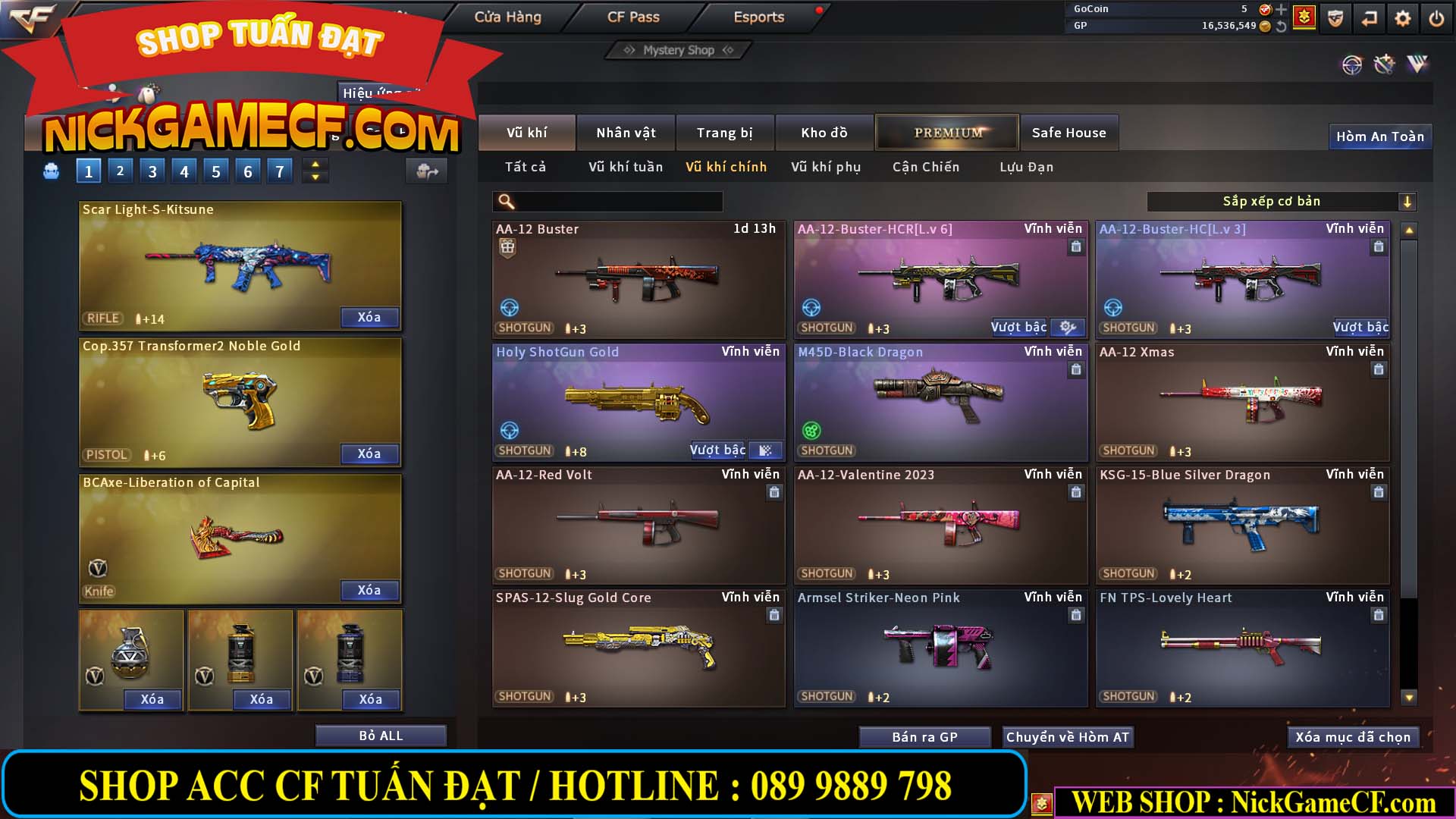 MÃ CF13352 - GIÁ : 3650K - CHIẾN C4 XINH XINH - 32 VIP - VIP5