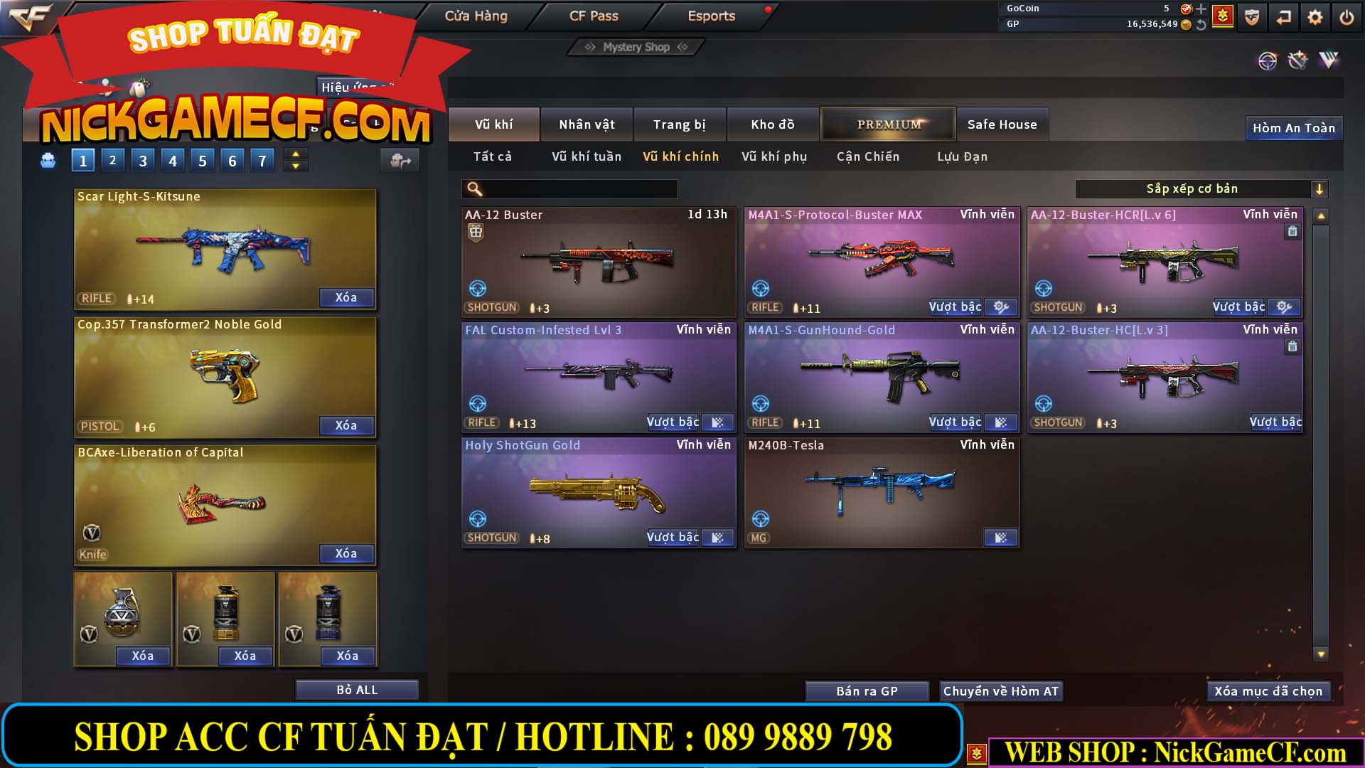 MÃ CF13352 - GIÁ : 3650K - CHIẾN C4 XINH XINH - 32 VIP - VIP5