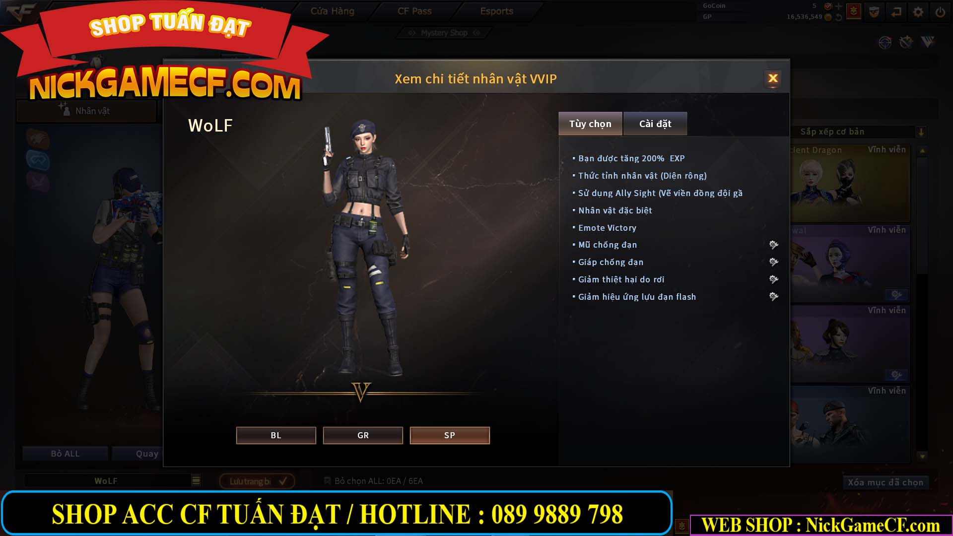 MÃ CF13352 - GIÁ : 3650K - CHIẾN C4 XINH XINH - 32 VIP - VIP5