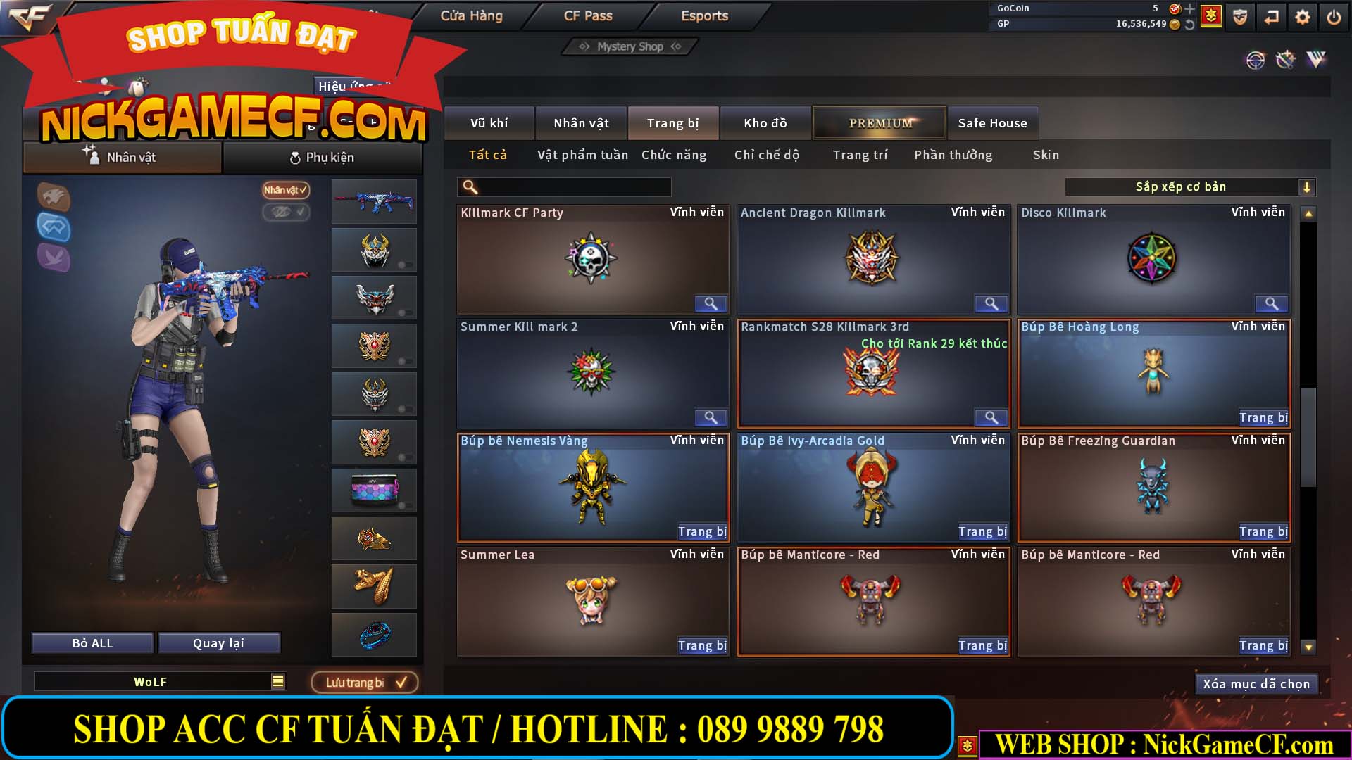 MÃ CF13352 - GIÁ : 3650K - CHIẾN C4 XINH XINH - 32 VIP - VIP5