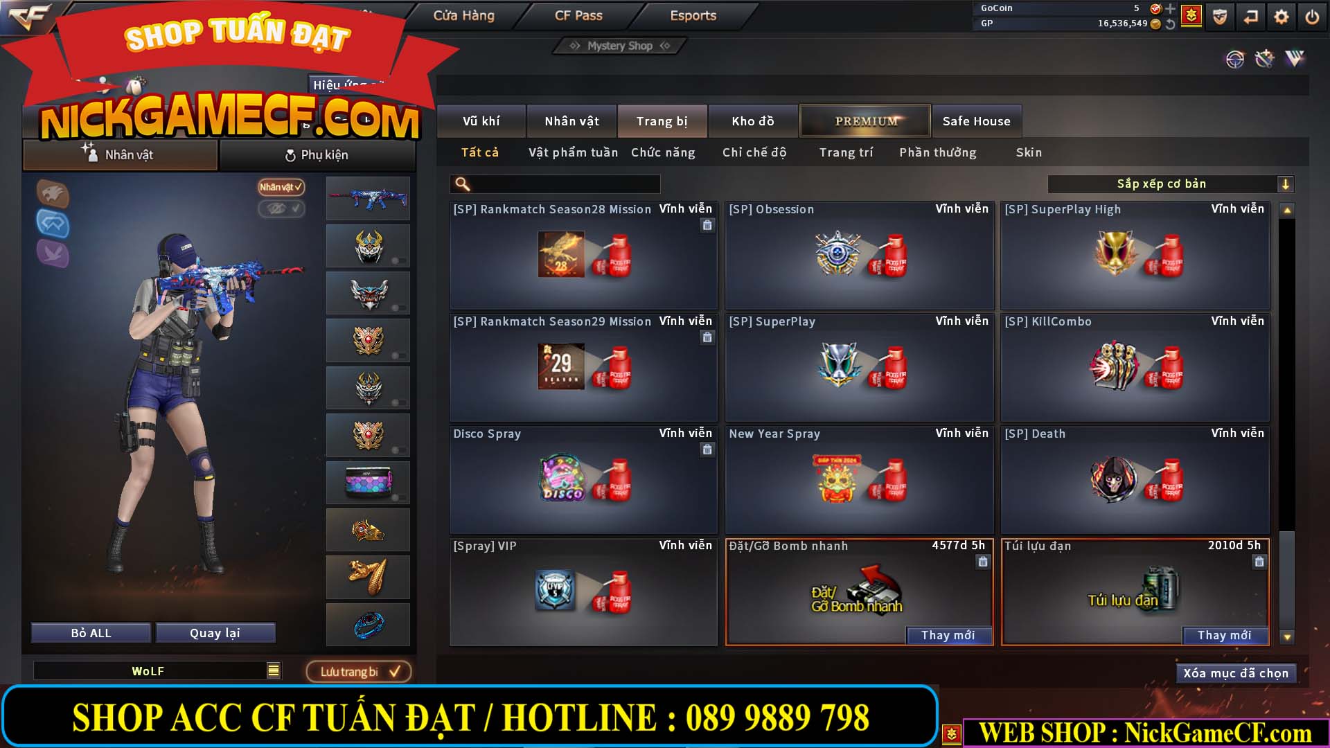 MÃ CF13352 - GIÁ : 3650K - CHIẾN C4 XINH XINH - 32 VIP - VIP5