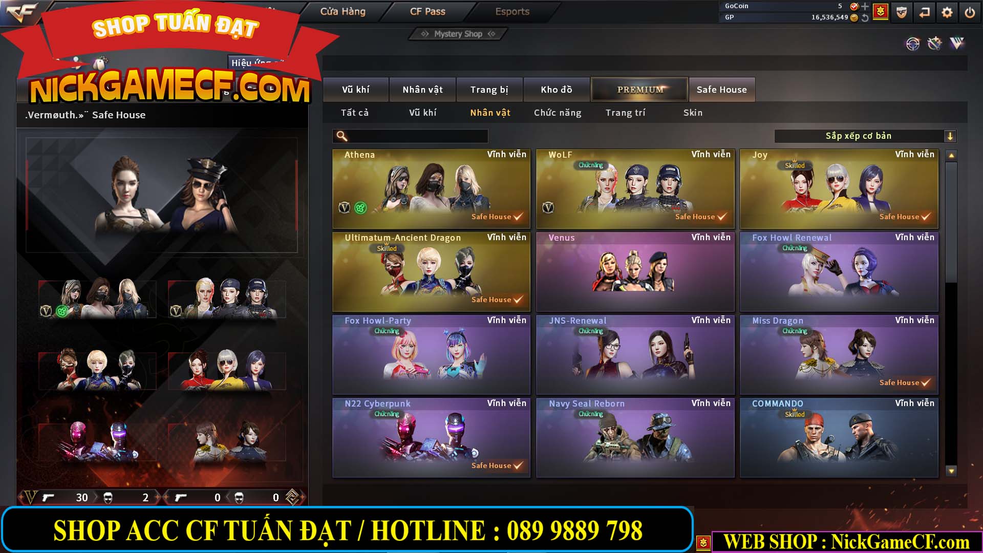 MÃ CF13352 - GIÁ : 3650K - CHIẾN C4 XINH XINH - 32 VIP - VIP5