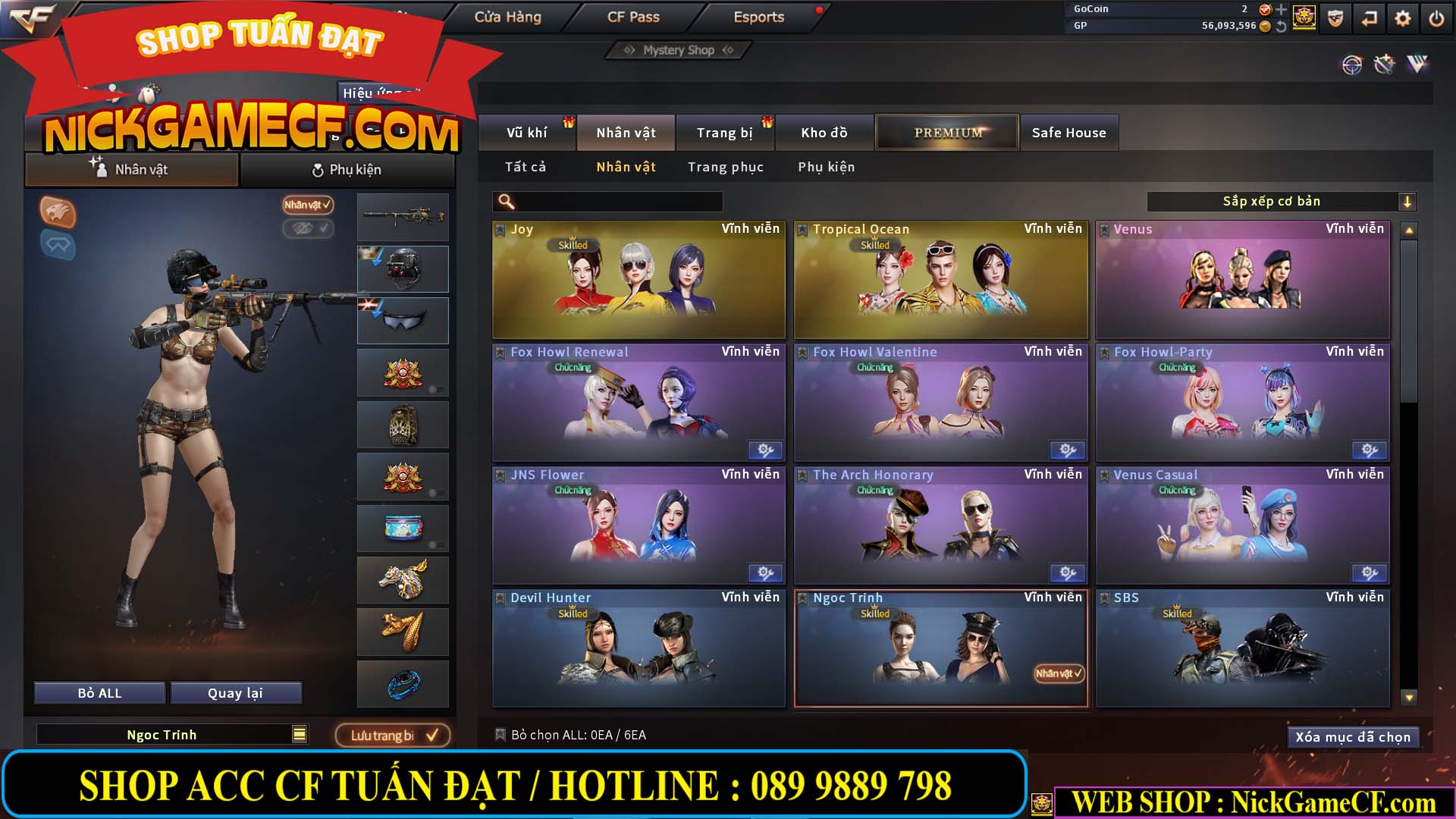 MÃ CF13354 - GIÁ : 3899K - CHIẾN C4 ĐẸP - 30 VIP - GẦN VIP4