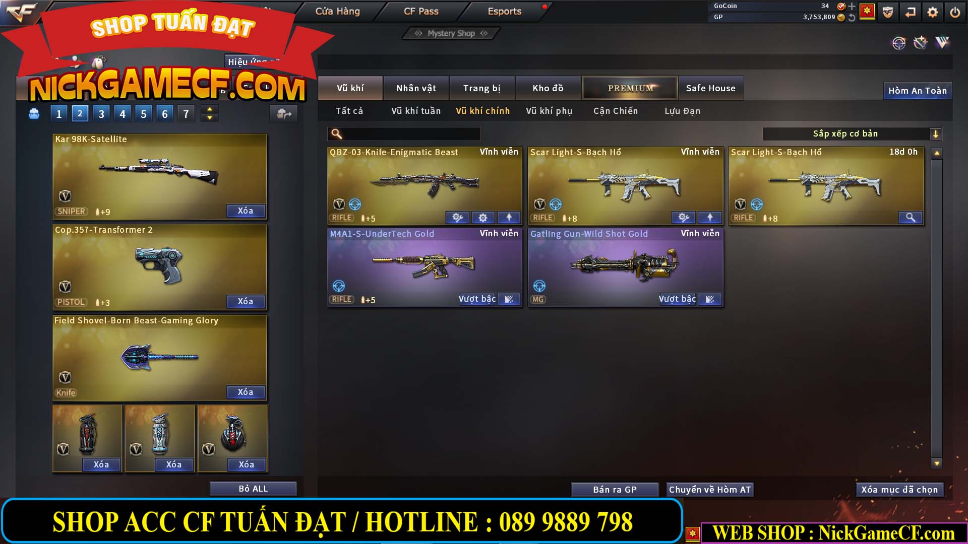 MÃ CF13366 - GIÁ : 4350K - CHIẾN C4 XINH - SNIP XỊN - 22 VIP - VIP6