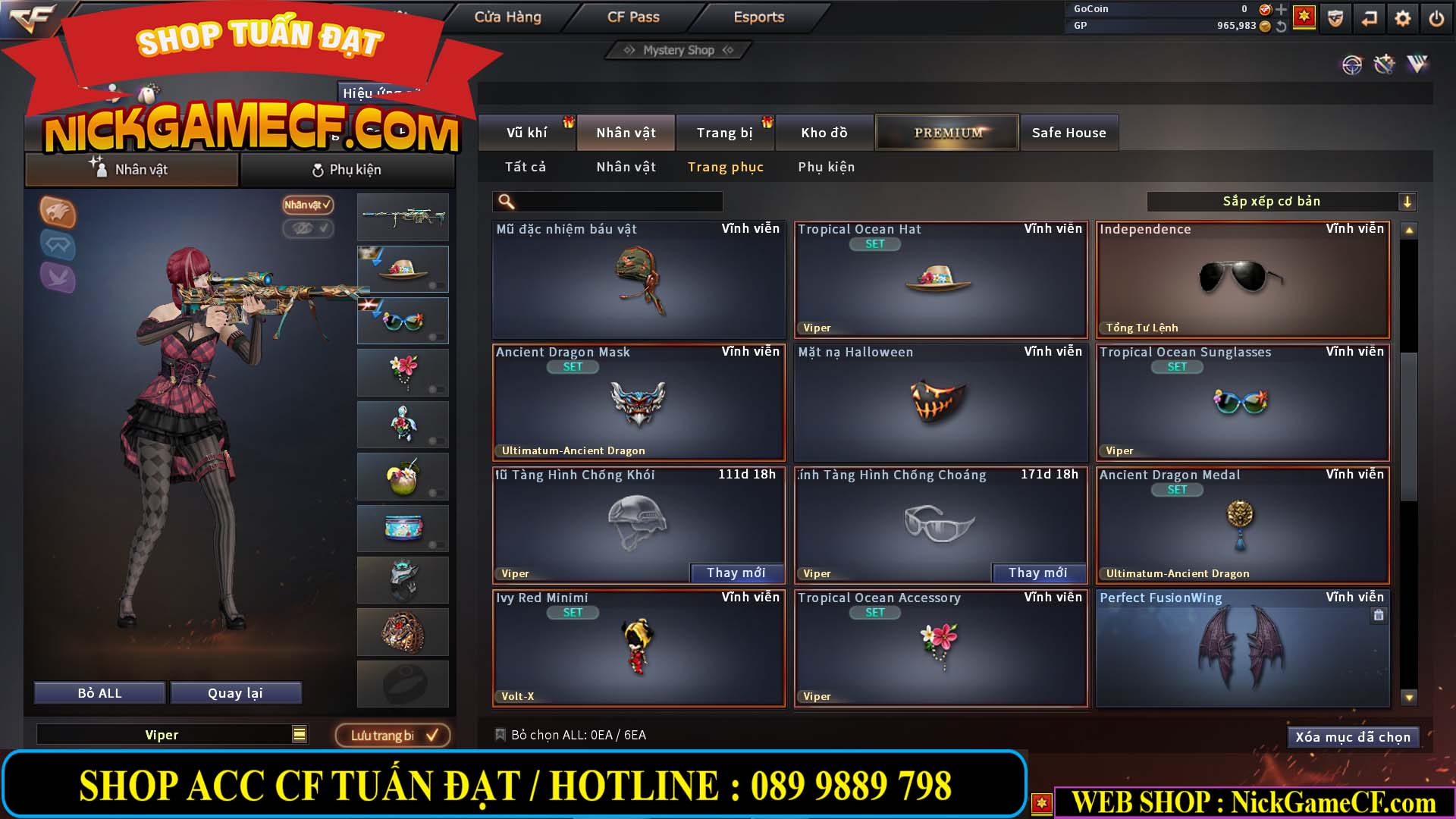 MÃ CF13373 - GIÁ : 2450K - CHIẾN C4 SIÊU XINH - 14 VIP - VIP4
