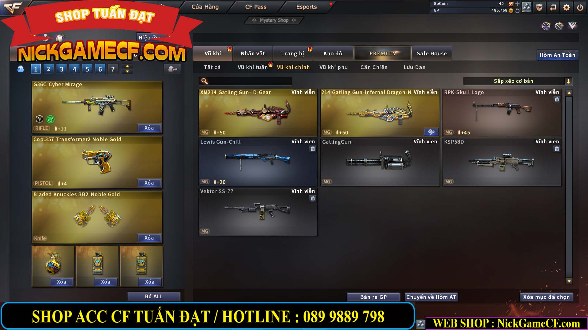 MÃ CF13378 - GIÁ : 5M2 - CHIẾN C4 ĐẸP XINH - 36 VIP - VIP7