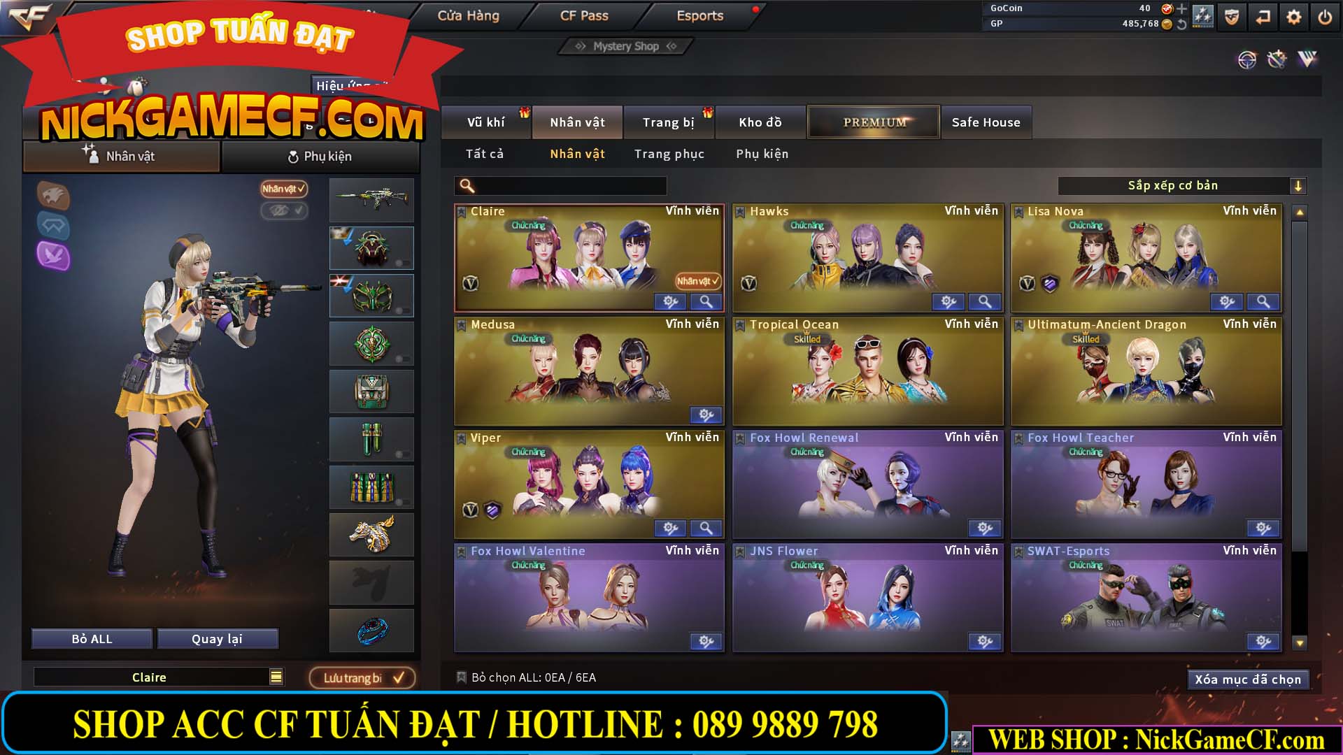 MÃ CF13378 - GIÁ : 5M2 - CHIẾN C4 ĐẸP XINH - 36 VIP - VIP7