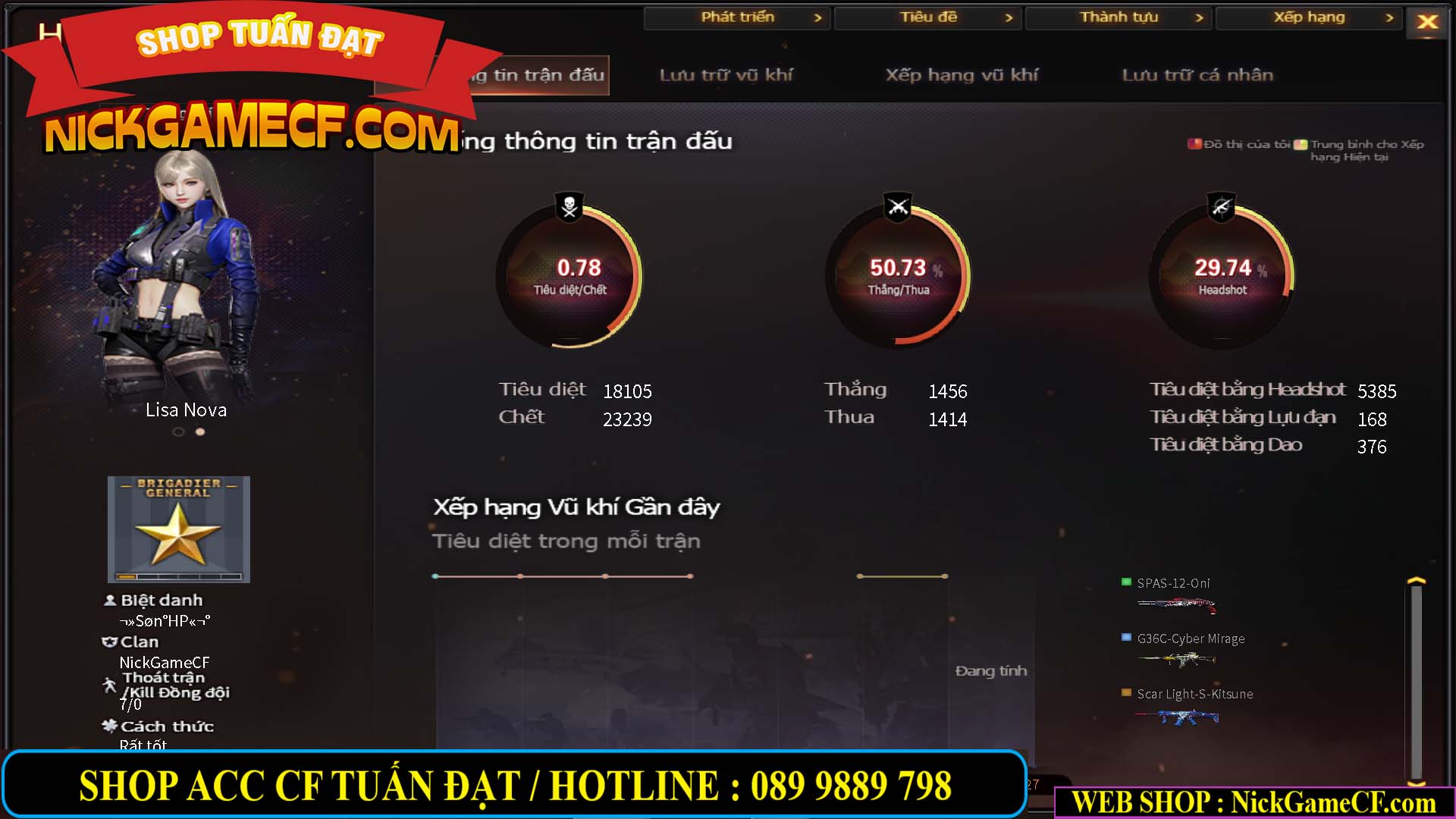 MÃ CF13378 - GIÁ : 5M2 - CHIẾN C4 ĐẸP XINH - 36 VIP - VIP7