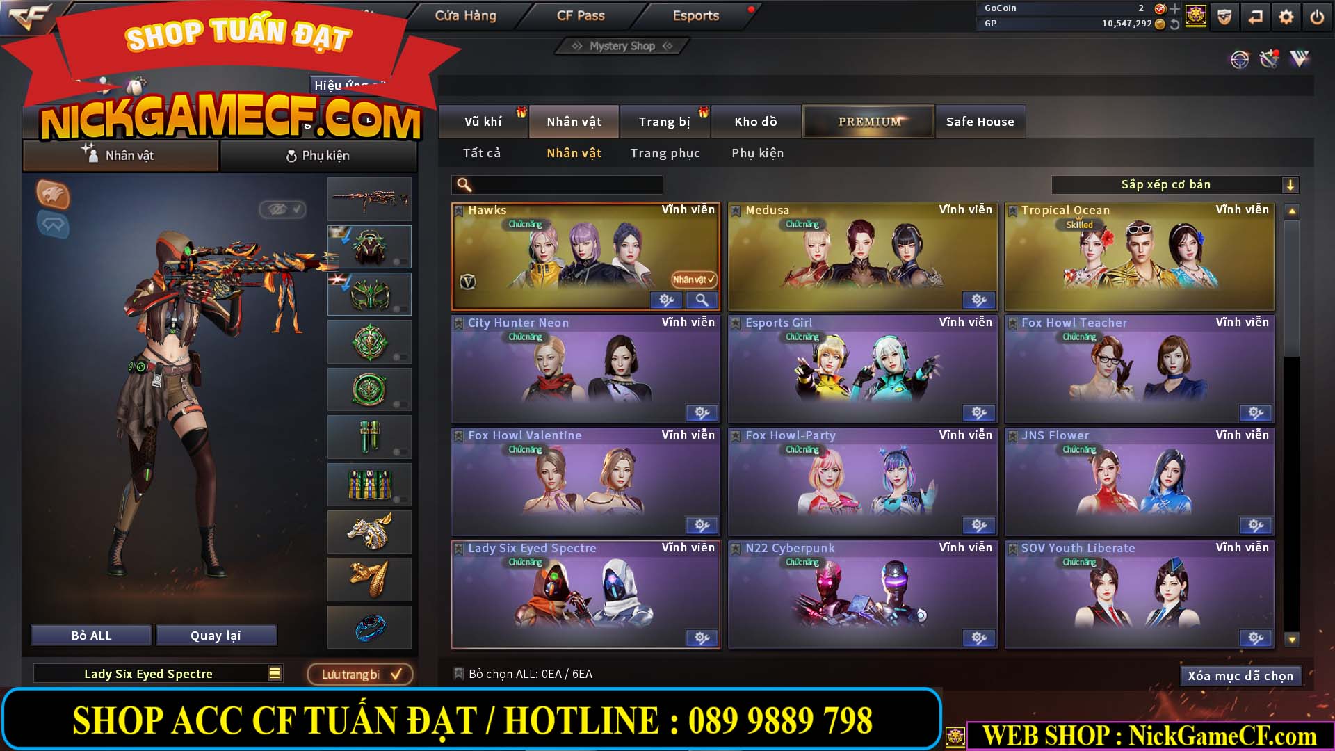 MÃ CF13396 - GIÁ : 5999K - DÂN CHƠI C4 SƯU TẦM - VIP7