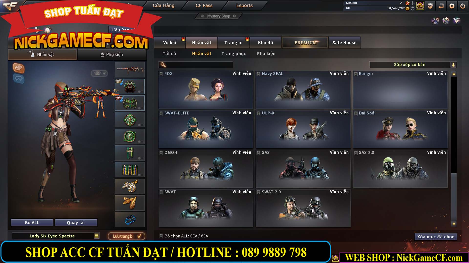 MÃ CF13396 - GIÁ : 5999K - DÂN CHƠI C4 SƯU TẦM - VIP7