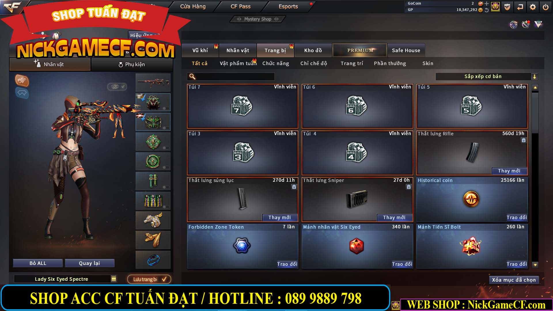 MÃ CF13396 - GIÁ : 5999K - DÂN CHƠI C4 SƯU TẦM - VIP7