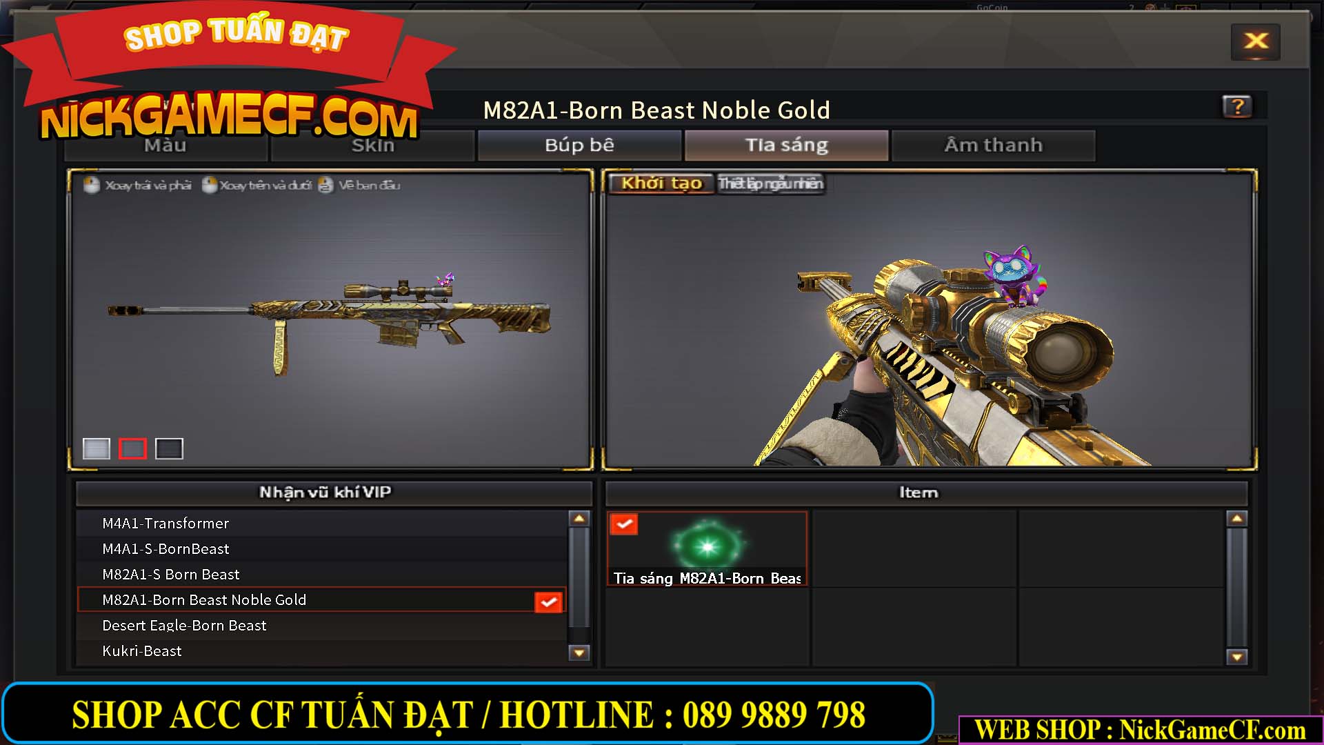 MÃ CF13396 - GIÁ : 5999K - DÂN CHƠI C4 SƯU TẦM - VIP7