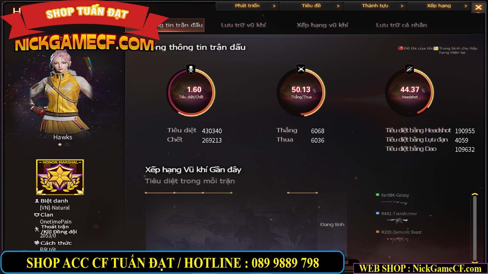 MÃ CF13396 - GIÁ : 5999K - DÂN CHƠI C4 SƯU TẦM - VIP7
