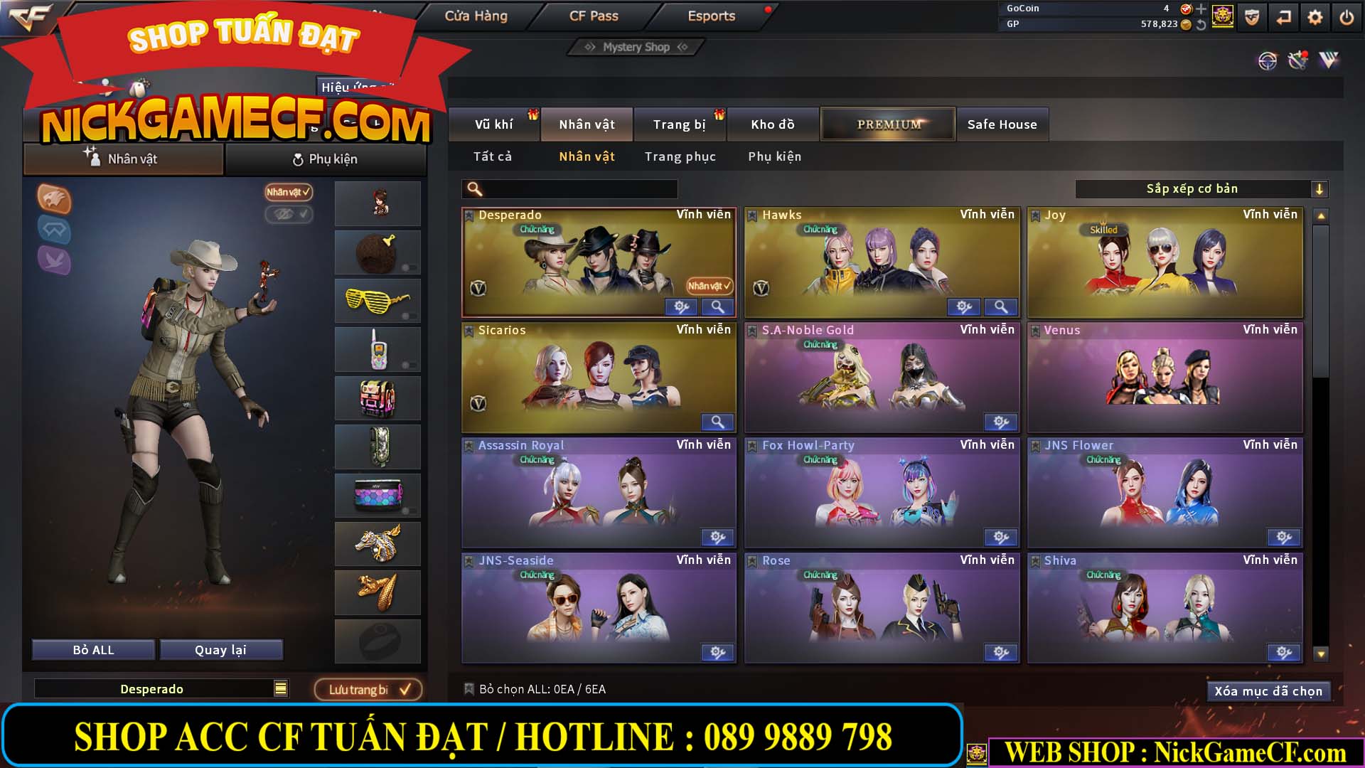 MÃ CF13398 - GIÁ : 9M5 - CHIẾN ZOM SIÊU ĐẸP - 33 VIP - GẦN VIP7