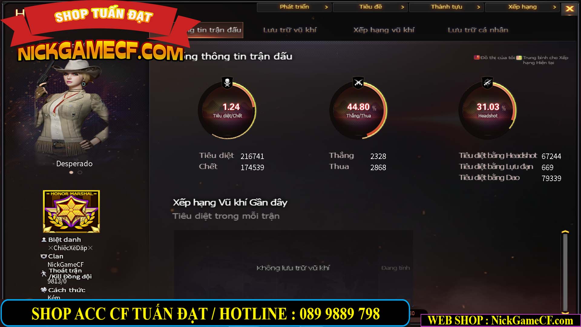 MÃ CF13398 - GIÁ : 9M5 - CHIẾN ZOM SIÊU ĐẸP - 33 VIP - GẦN VIP7