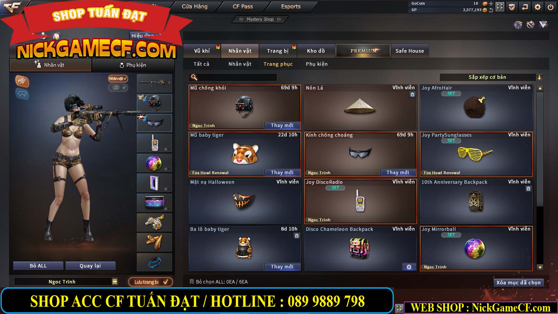 MÃ CF13412 - GIÁ : 2650K - CHIẾN C4 TANK  ĐẸP - 13 VIP - GẦN VIP4