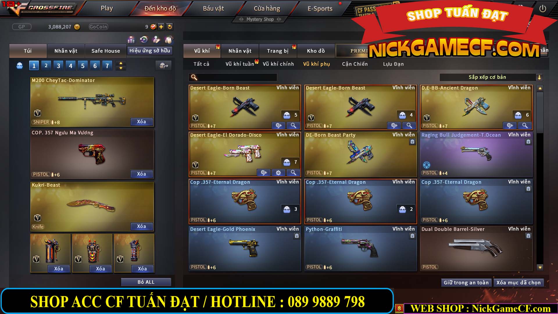 MÃ CF13463 - GIÁ : 3999K - CHIẾN C4 SIÊU XINH - 35 VIP - VIP5