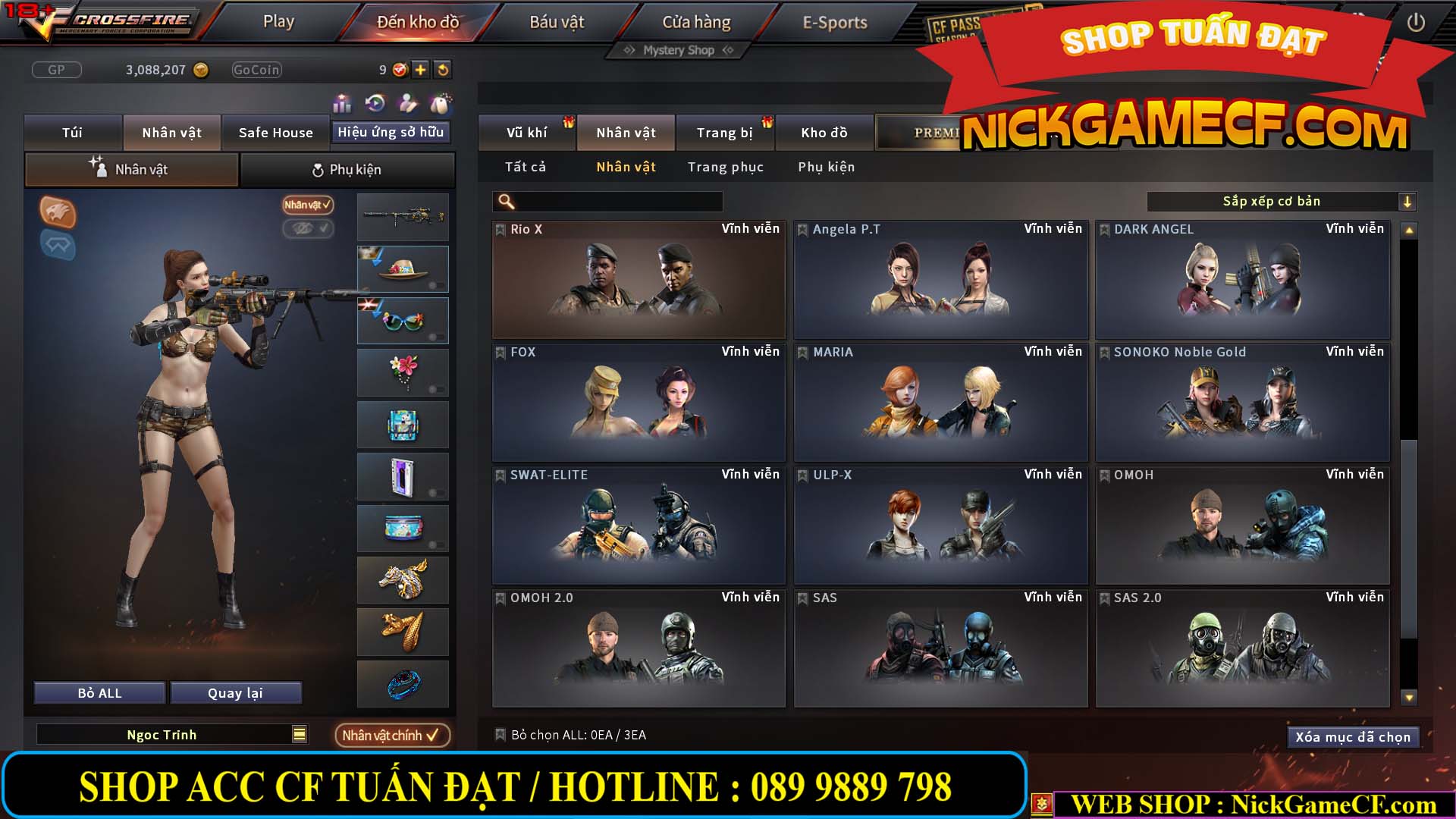 MÃ CF13463 - GIÁ : 3999K - CHIẾN C4 SIÊU XINH - 35 VIP - VIP5