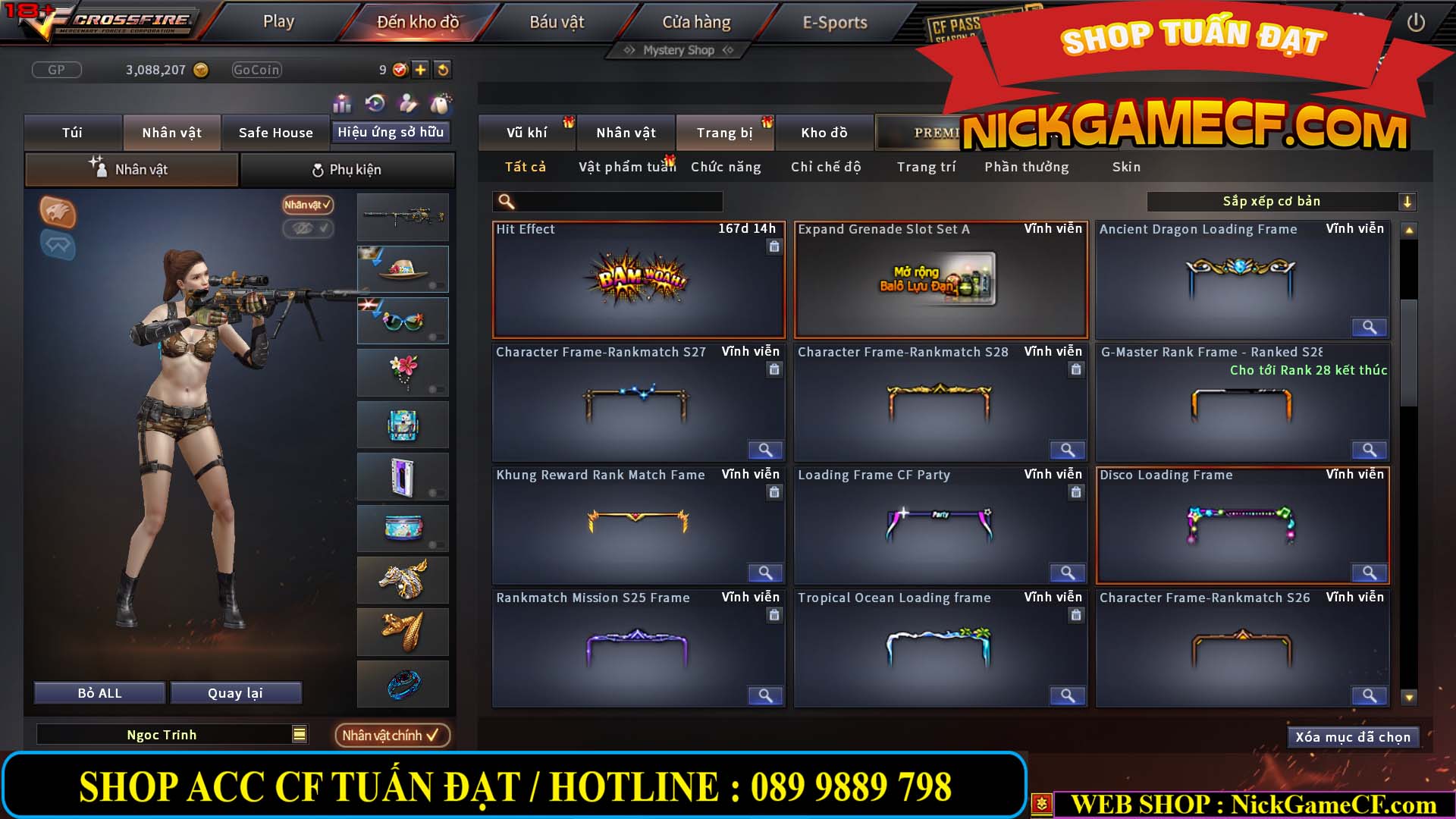 MÃ CF13463 - GIÁ : 3999K - CHIẾN C4 SIÊU XINH - 35 VIP - VIP5