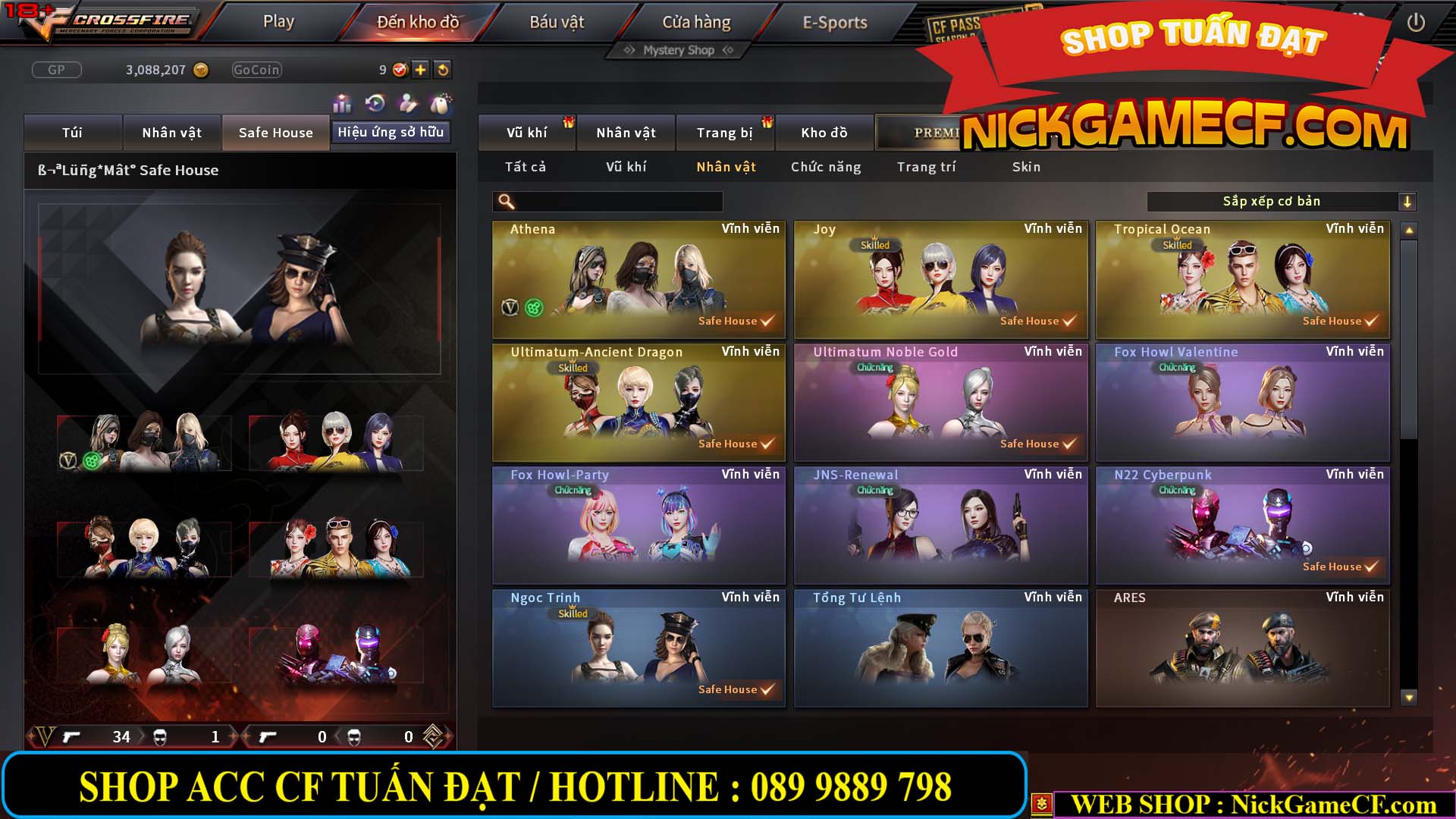MÃ CF13463 - GIÁ : 3999K - CHIẾN C4 SIÊU XINH - 35 VIP - VIP5