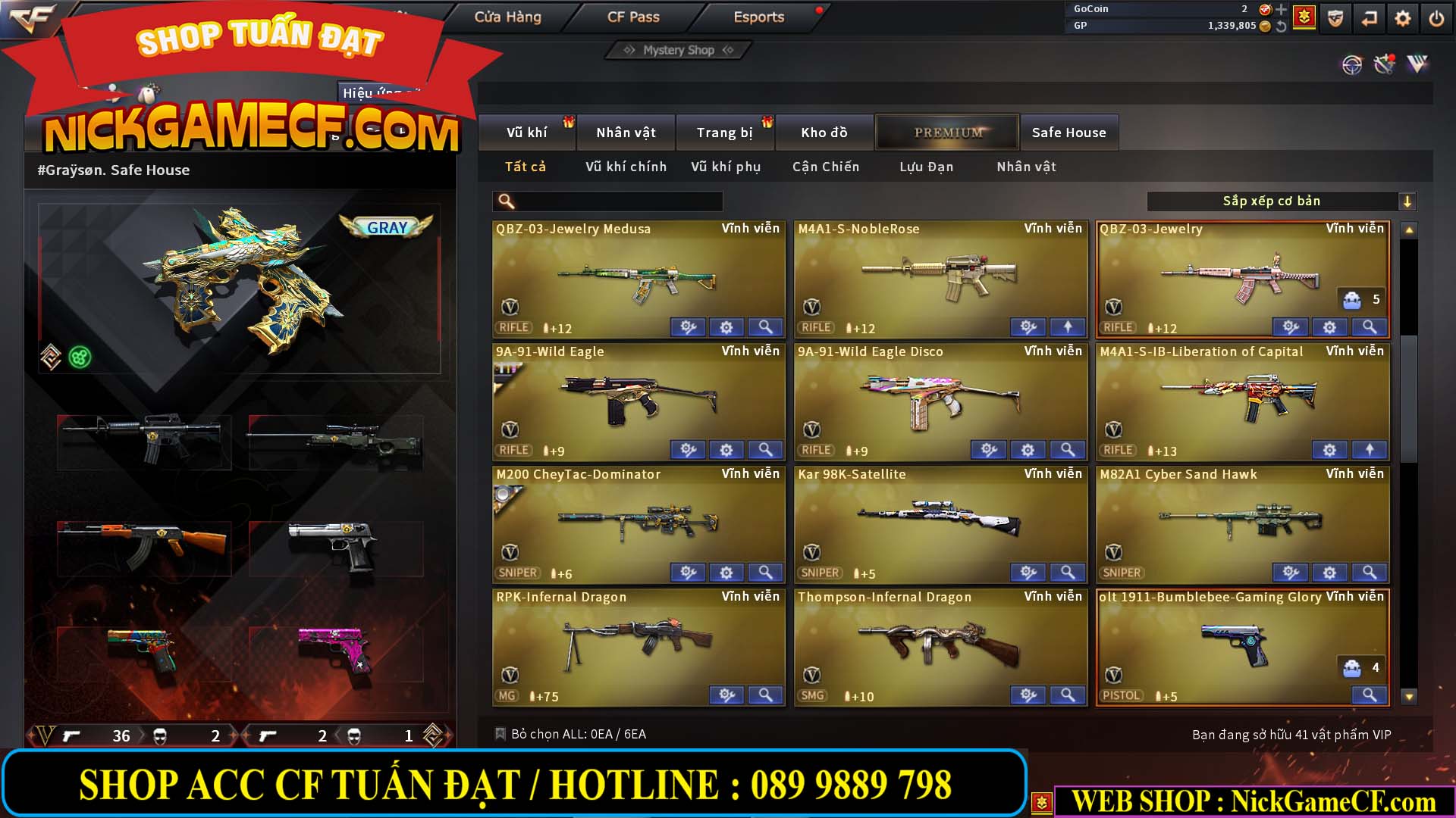 MÃ CF13537 - GIÁ : 8M5 - CHIẾN C4 SIÊU XINH - 41 VIP - VIP7