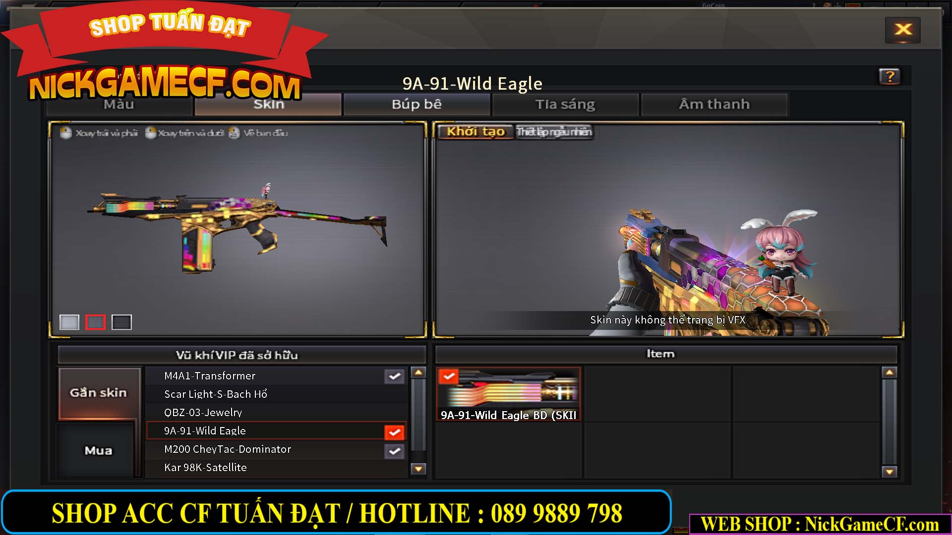 MÃ CF13537 - GIÁ : 8M5 - CHIẾN C4 SIÊU XINH - 41 VIP - VIP7