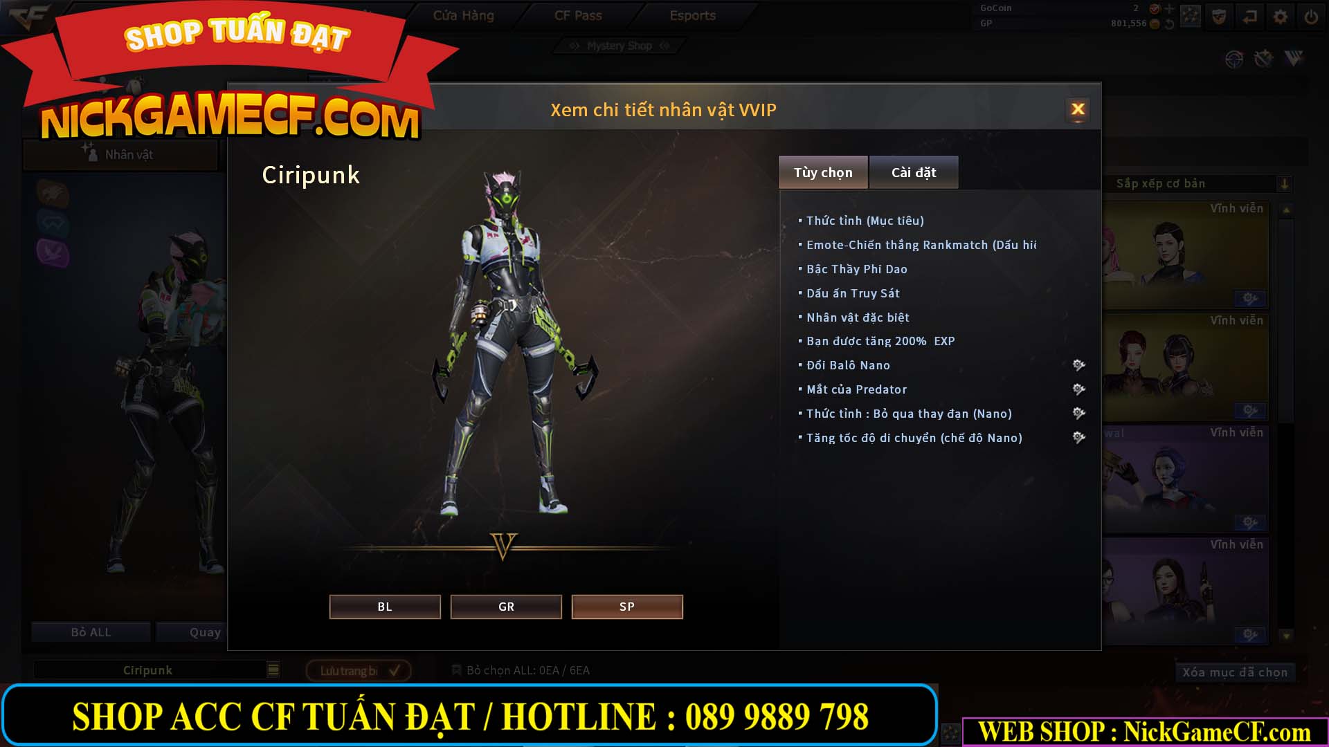 MÃ CF13538 - GIÁ : 8888K - CỰC PHẨM FULL ZOM - VIP5 WEB
