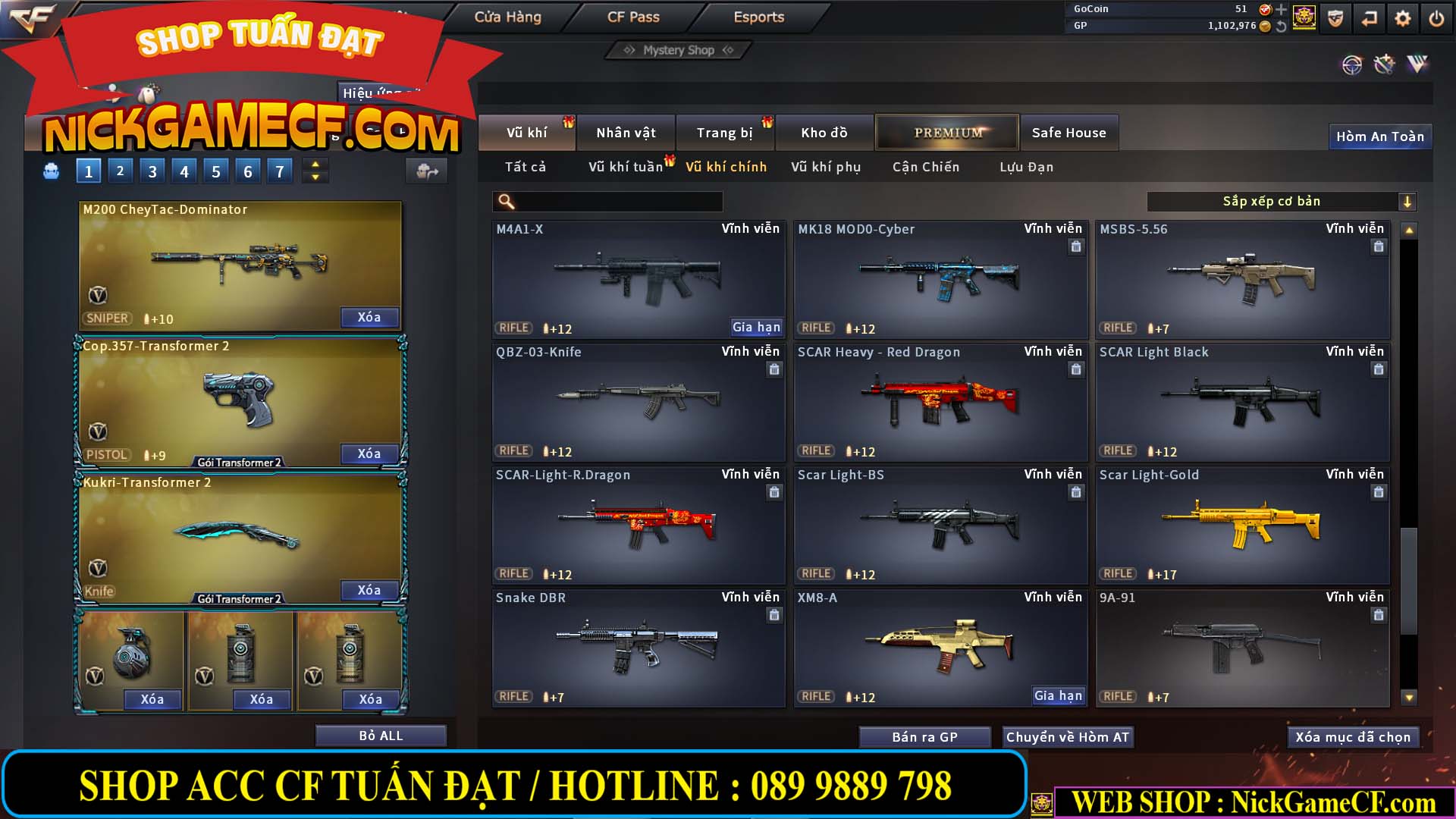 MÃ CF13556 - GIÁ : 6999K - CHIẾN ZOM - C4 - 58 VIP - GẦN VIP6
