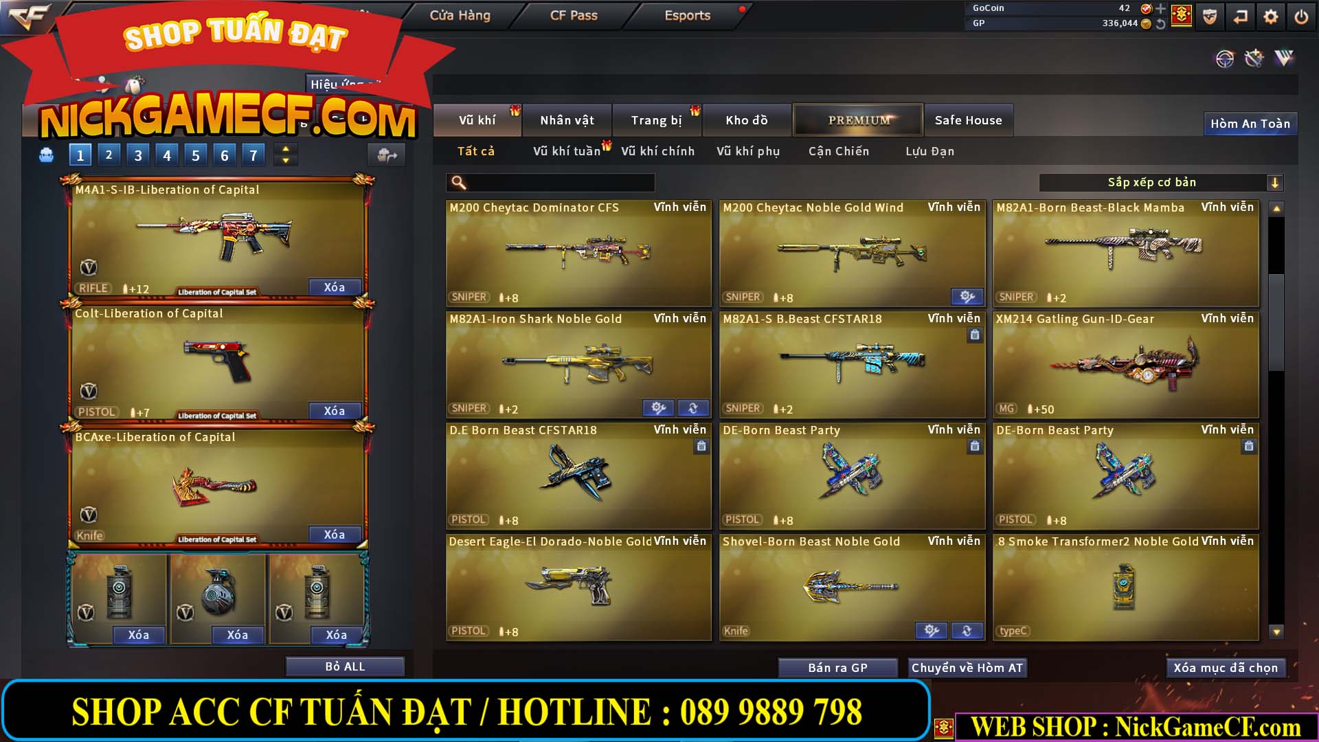 MÃ CF13559 - GIÁ : 4999K - CHIẾN C4 - AI MODE - 37 VIP - VIP5