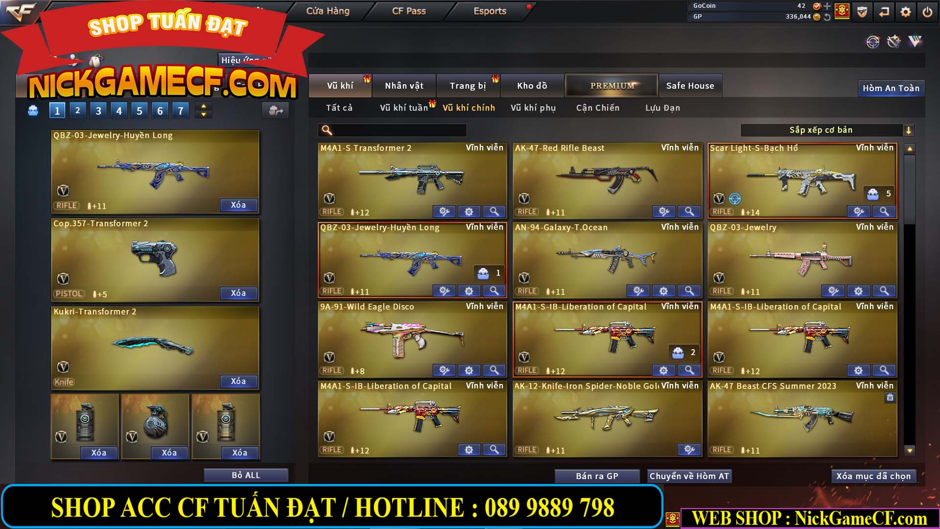 MÃ CF13559 - GIÁ : 4999K - CHIẾN C4 - AI MODE - 37 VIP - VIP5