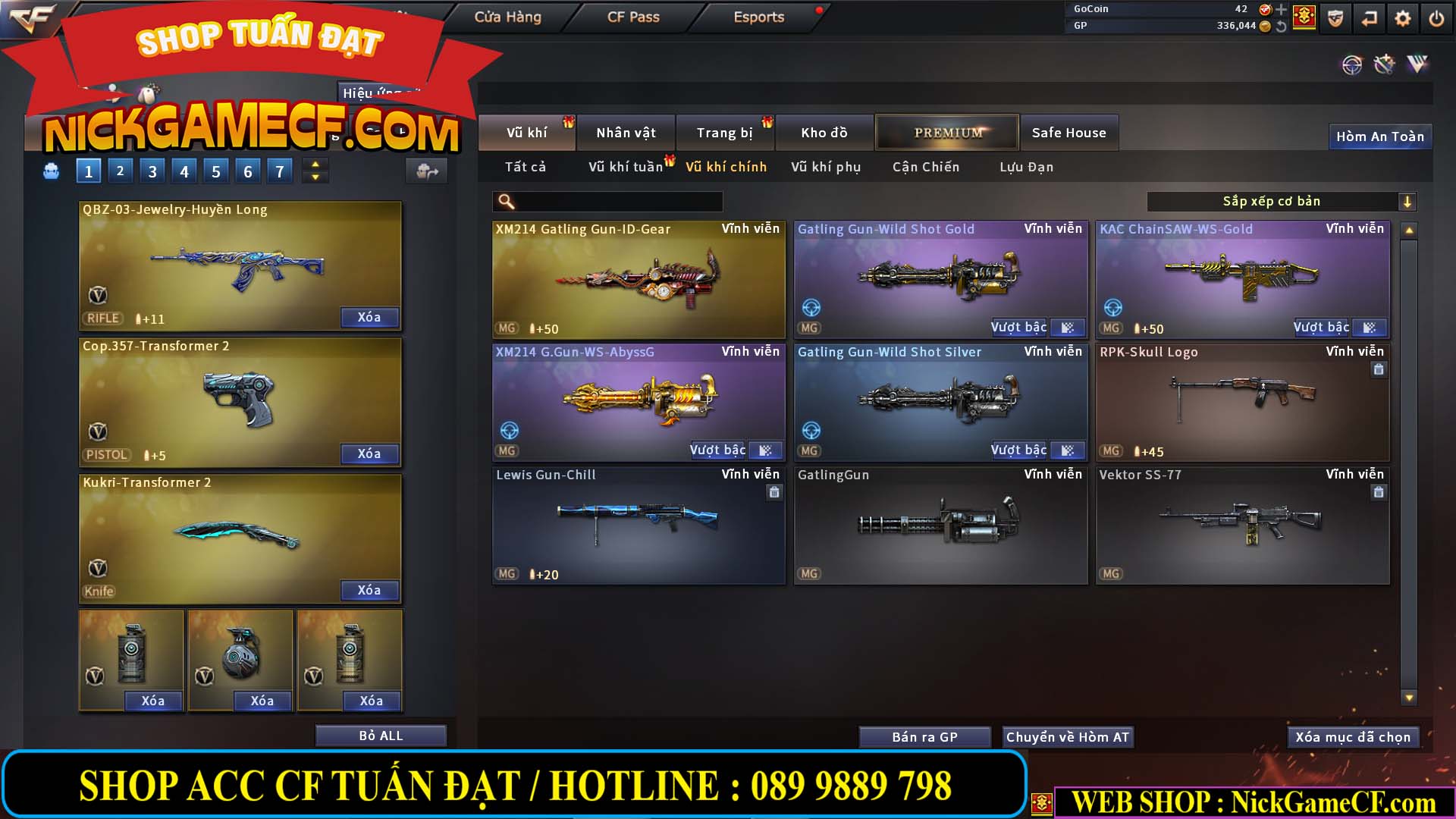 MÃ CF13559 - GIÁ : 4999K - CHIẾN C4 - AI MODE - 37 VIP - VIP5