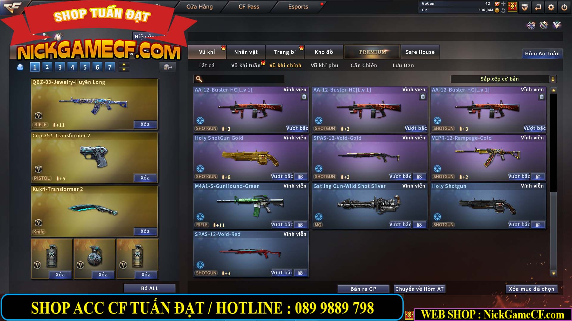 MÃ CF13559 - GIÁ : 4999K - CHIẾN C4 - AI MODE - 37 VIP - VIP5