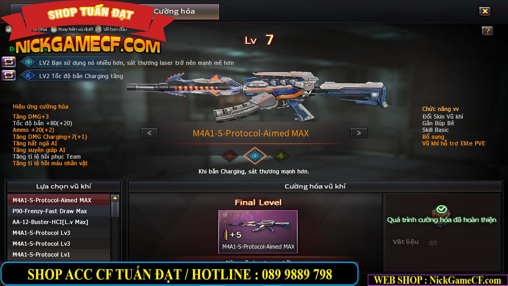 MÃ CF13559 - GIÁ : 4999K - CHIẾN C4 - AI MODE - 37 VIP - VIP5
