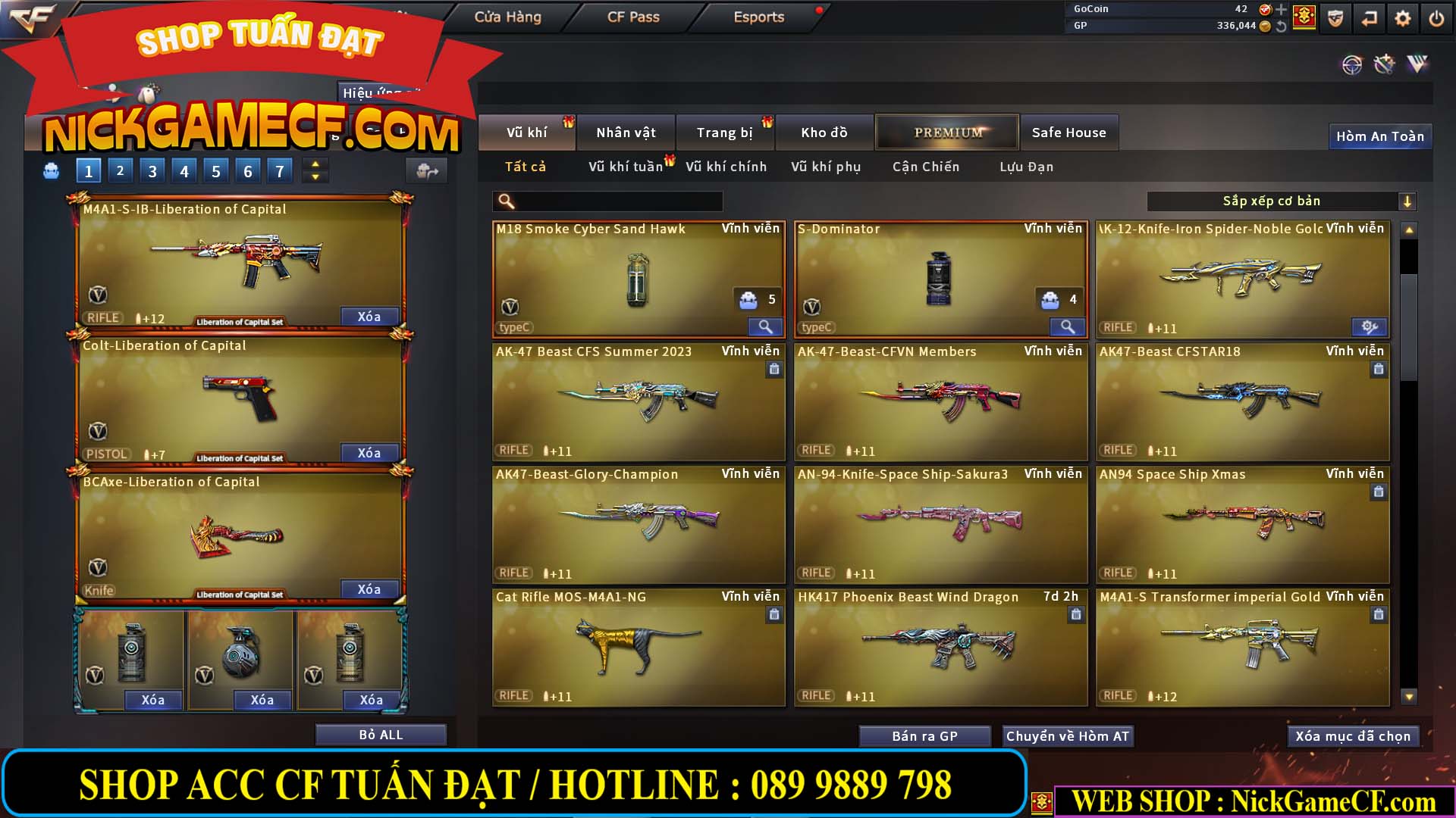 MÃ CF13559 - GIÁ : 4999K - CHIẾN C4 - AI MODE - 37 VIP - VIP5