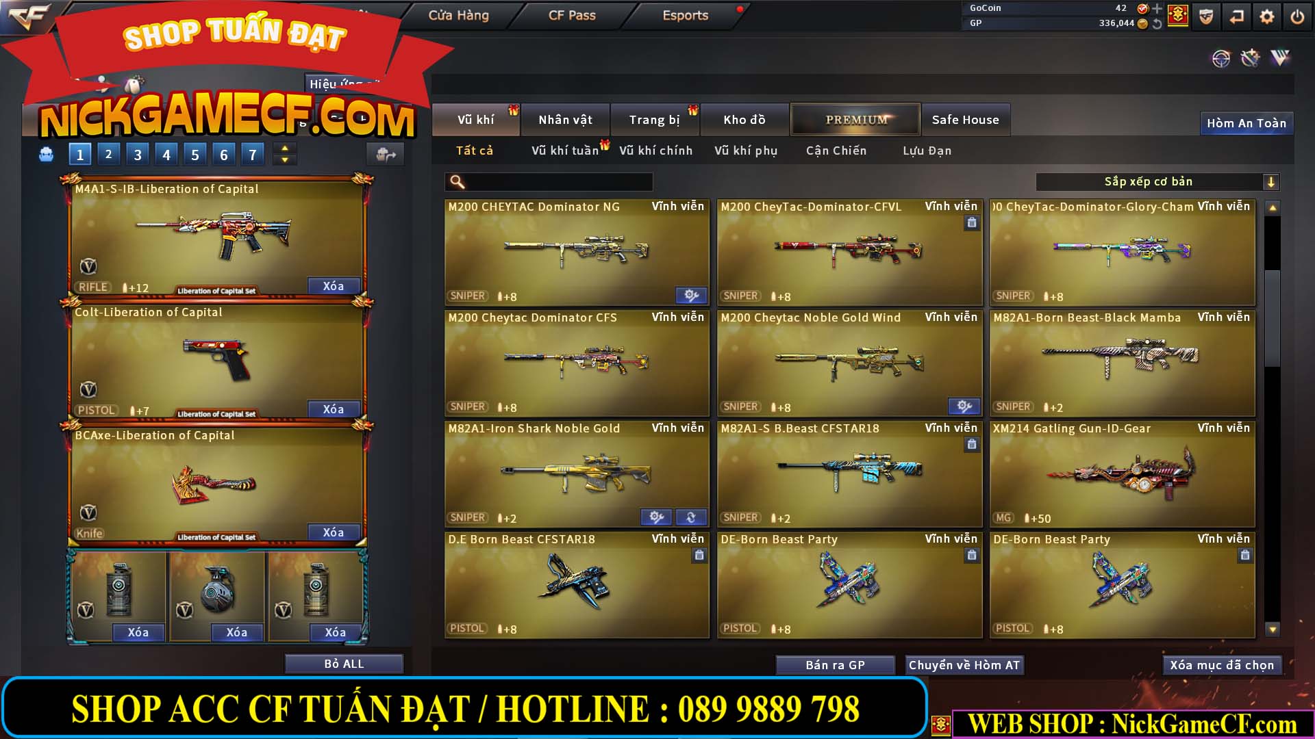 MÃ CF13559 - GIÁ : 4999K - CHIẾN C4 - AI MODE - 37 VIP - VIP5