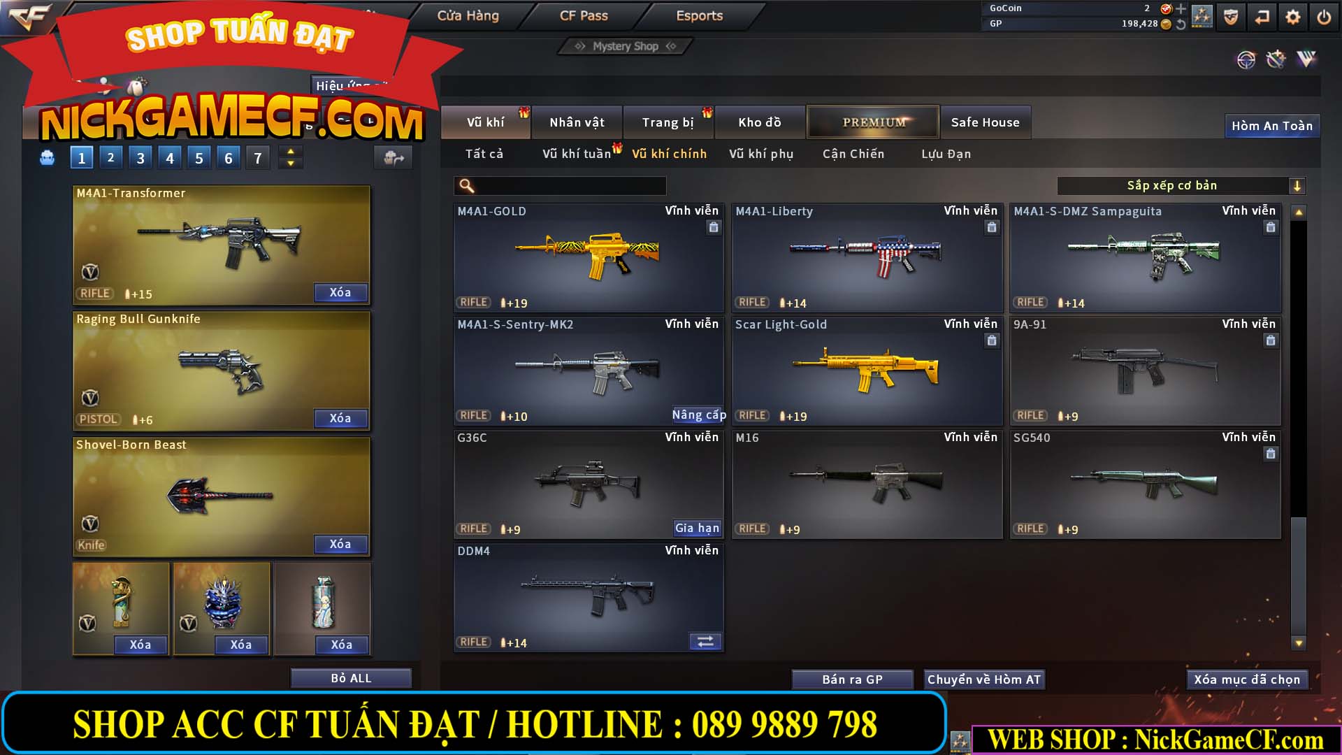 MÃ CF13565 - GIÁ : 2650K - CHIẾN C4 ĐẸP XINH - 25 VIP - VIP3