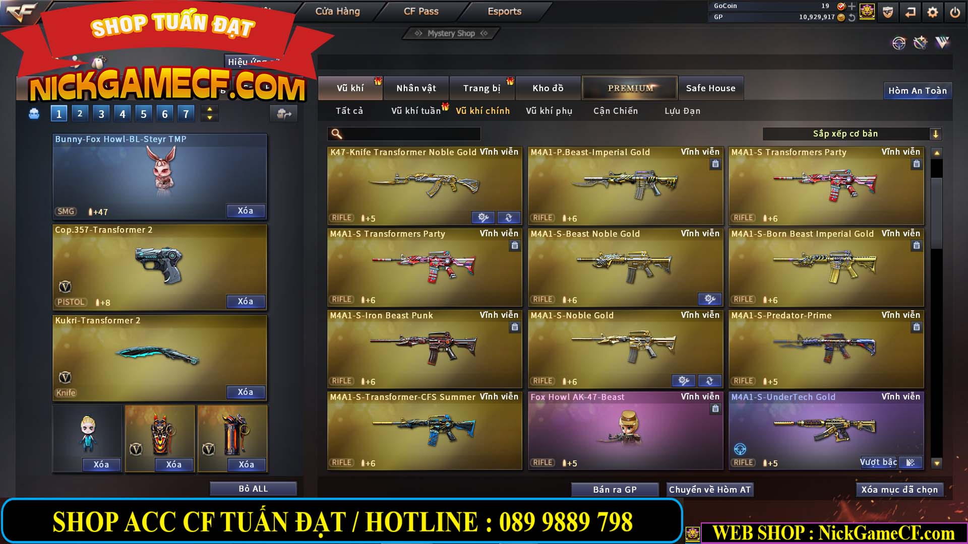 MÃ CF13593 - GIÁ : 6999K - CHIẾN ZOM XINH - C4 ĐẸP - 49 VIP - VIP6