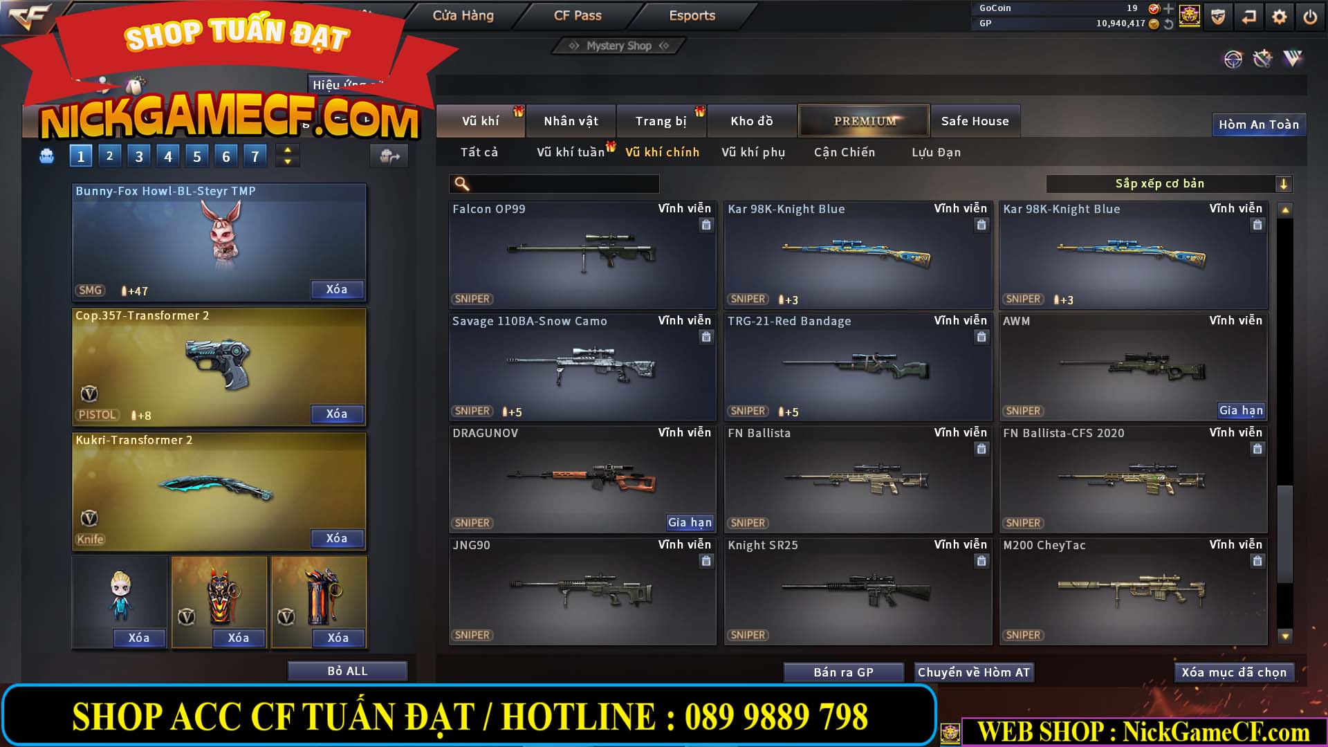 MÃ CF13593 - GIÁ : 6999K - CHIẾN ZOM XINH - C4 ĐẸP - 49 VIP - VIP6