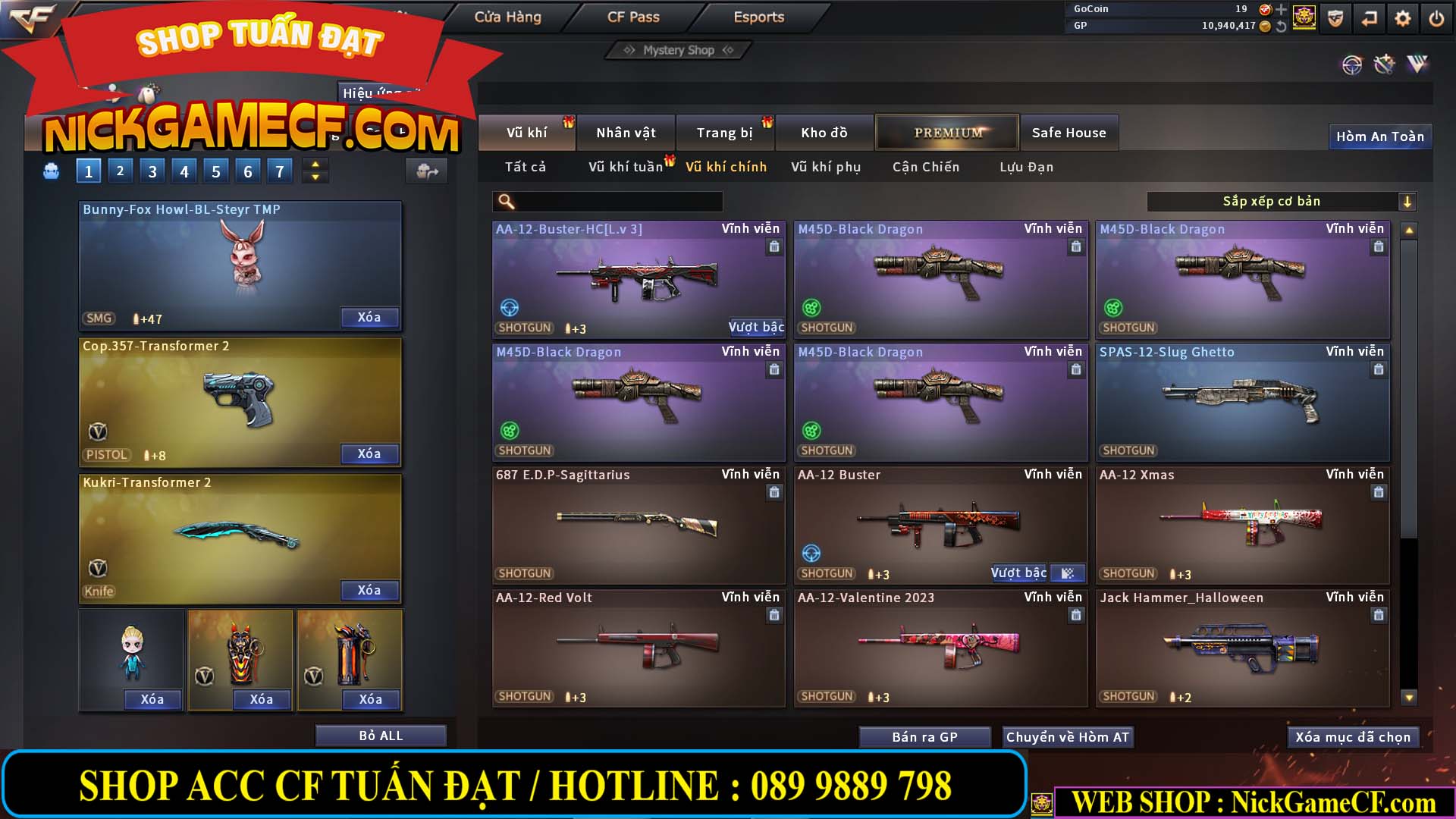 MÃ CF13593 - GIÁ : 6999K - CHIẾN ZOM XINH - C4 ĐẸP - 49 VIP - VIP6
