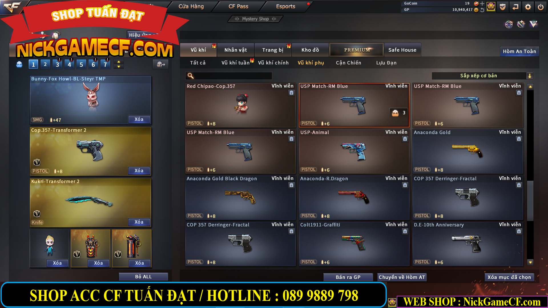 MÃ CF13593 - GIÁ : 6999K - CHIẾN ZOM XINH - C4 ĐẸP - 49 VIP - VIP6